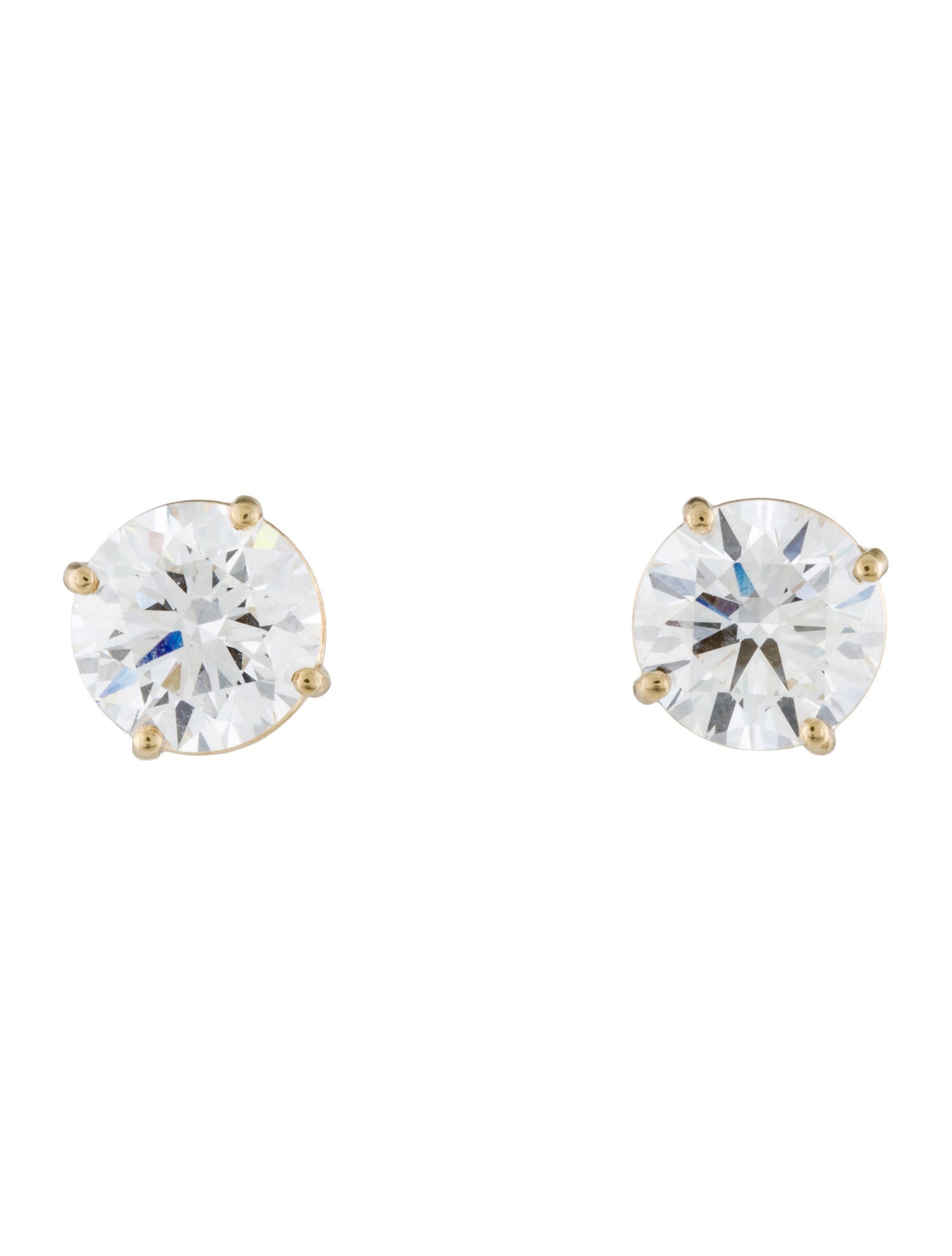 Earrings 14K 6.20ctw Lab-Grown Diamond Stud