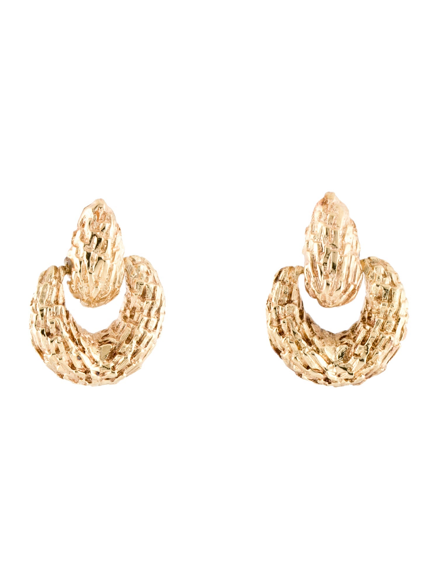 Earrings 14K Doorknocker