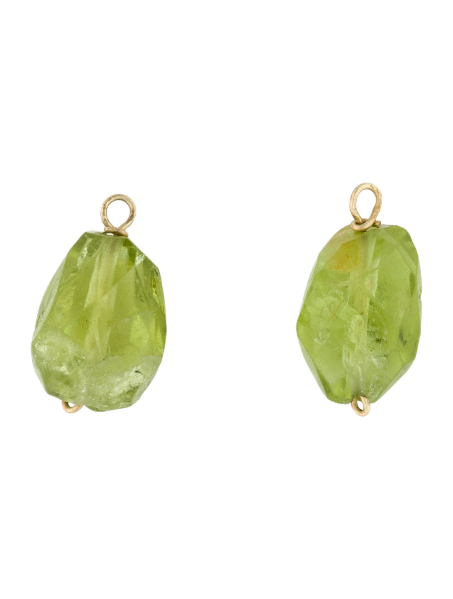 Earrings 18K Peridot Earring Enhancers