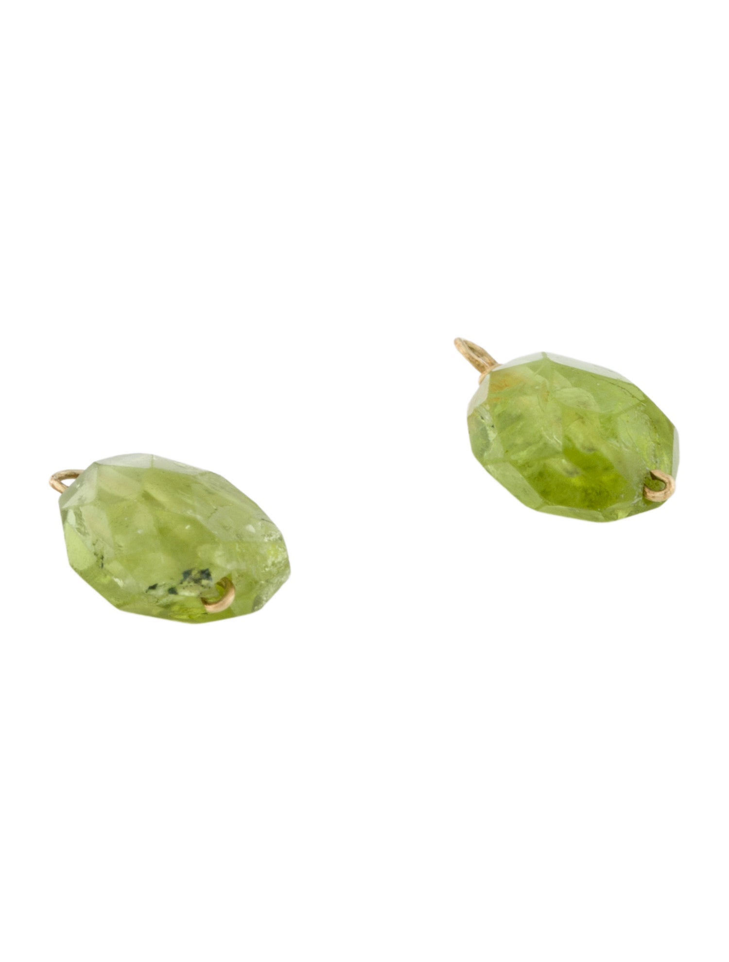 Earrings 18K Peridot Earring Enhancers