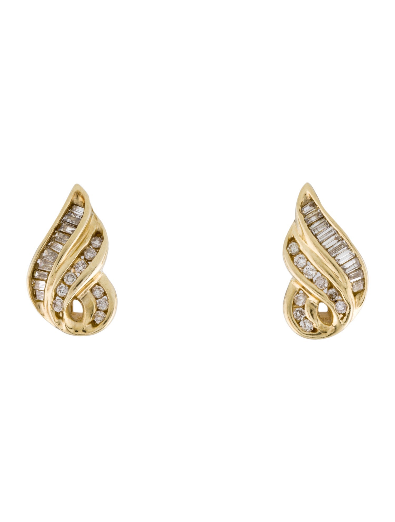 Earrings 14K Diamond Earclip