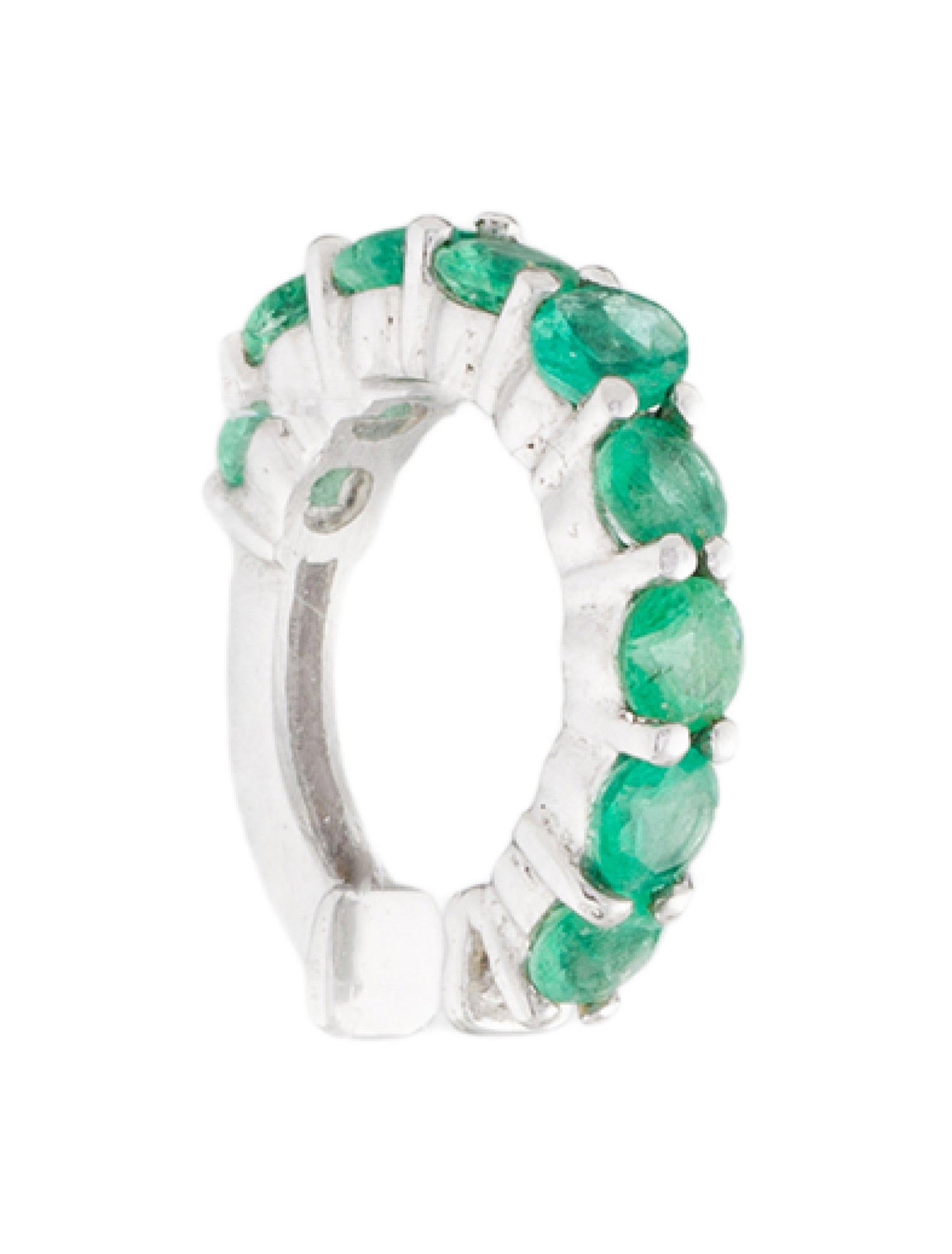 Earrings 18K Emerald Ear Cuff