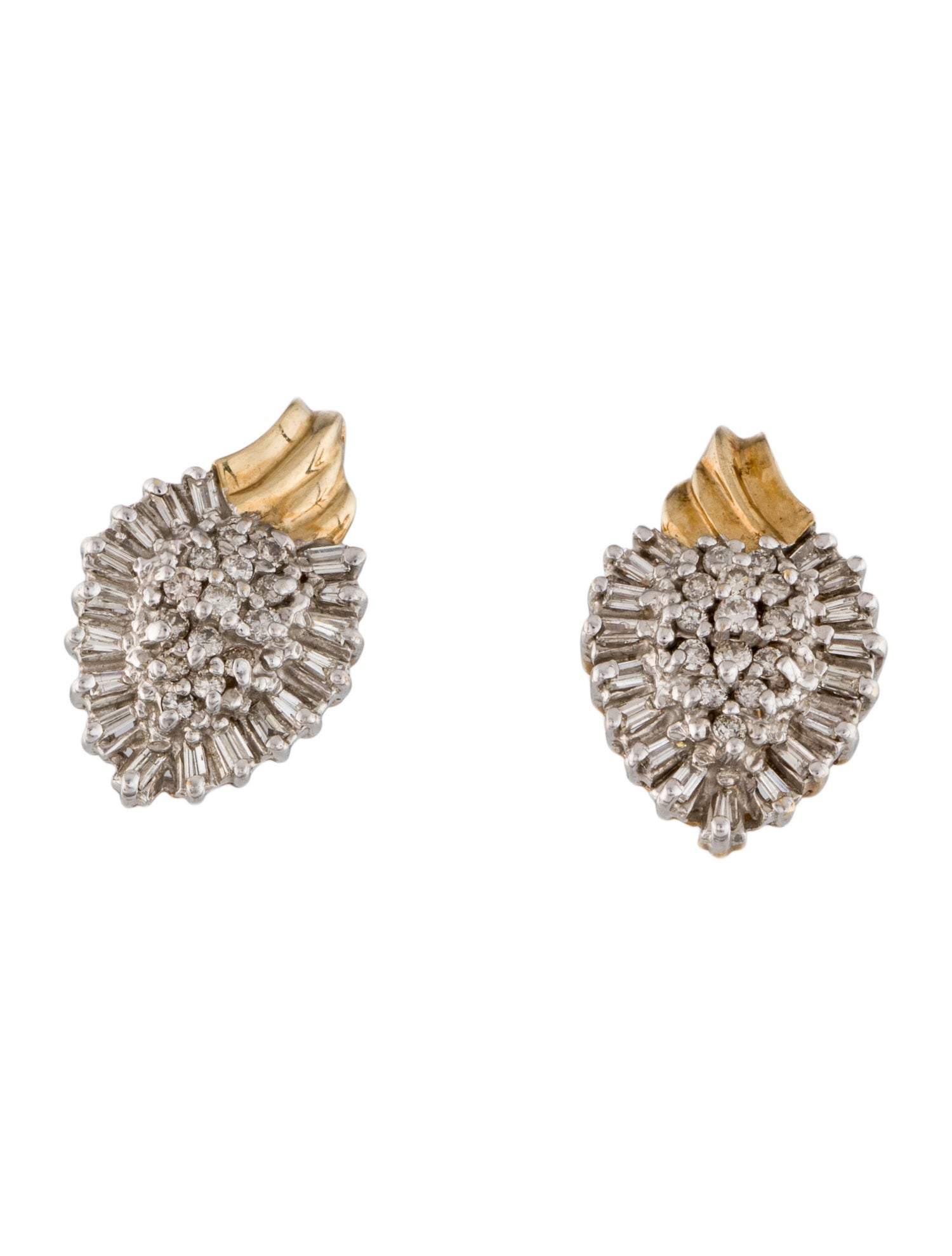 Earrings 10K Diamond Drop