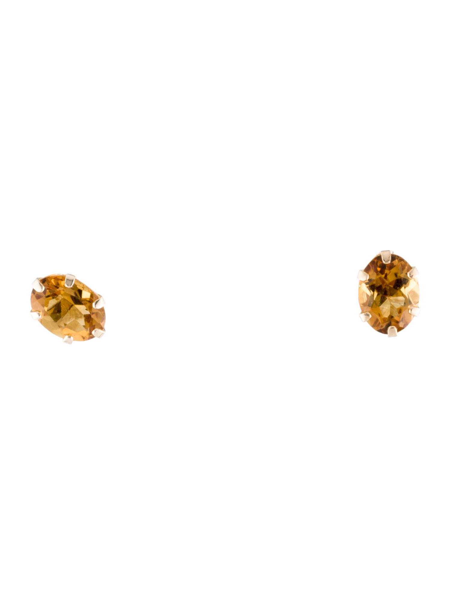 Earrings 10K Citrine Stud Earrings
