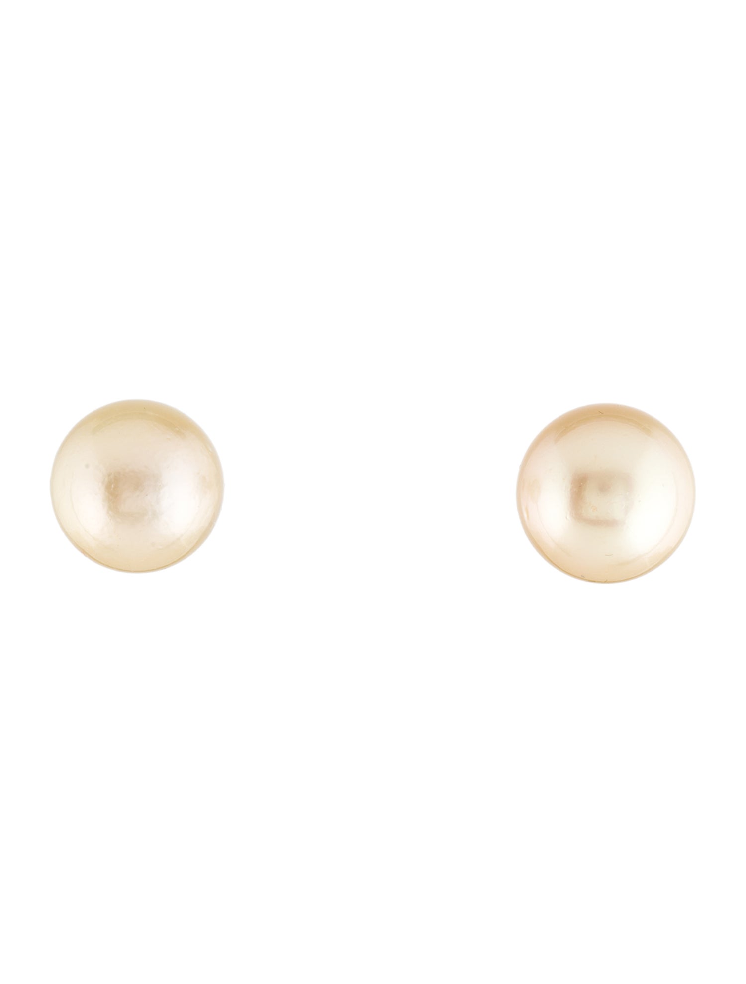 Earrings Platinum Pearl Stud