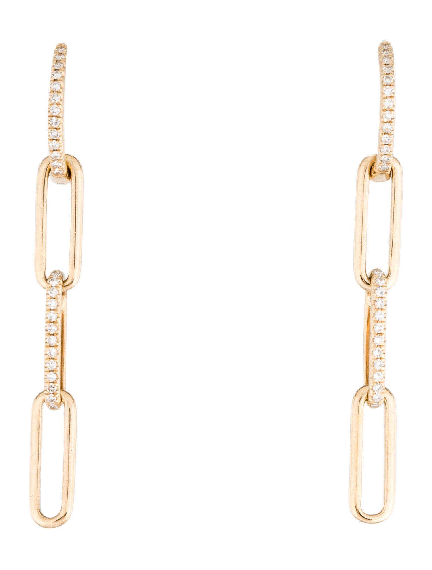 Earrings 14K Diamond Drop