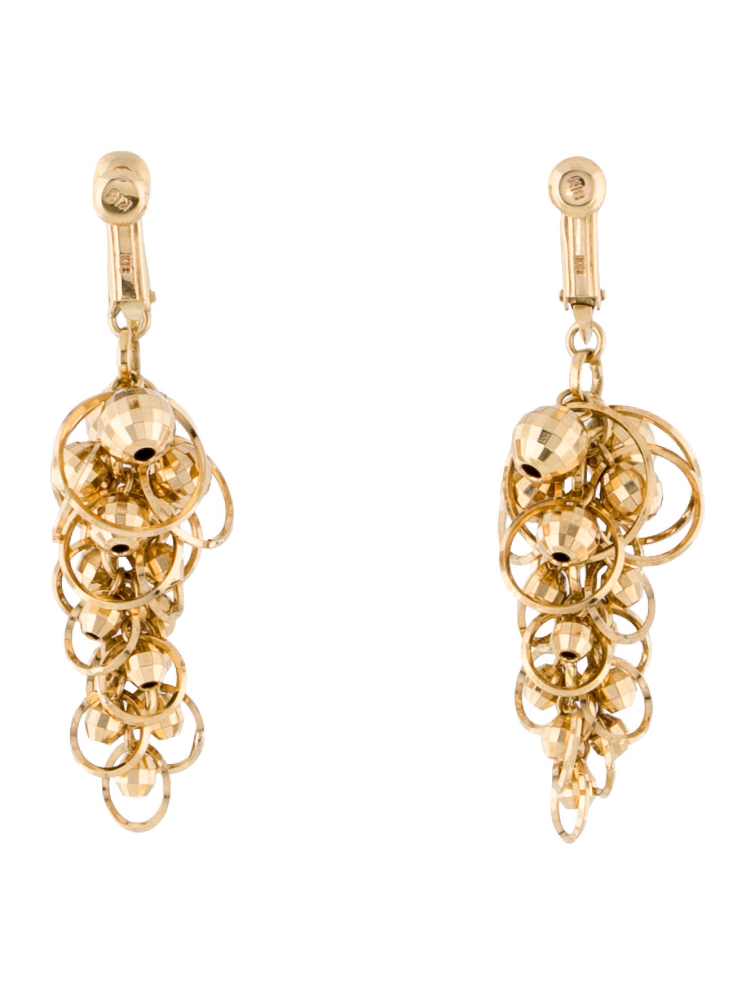 Earrings 18K Dangle Drop