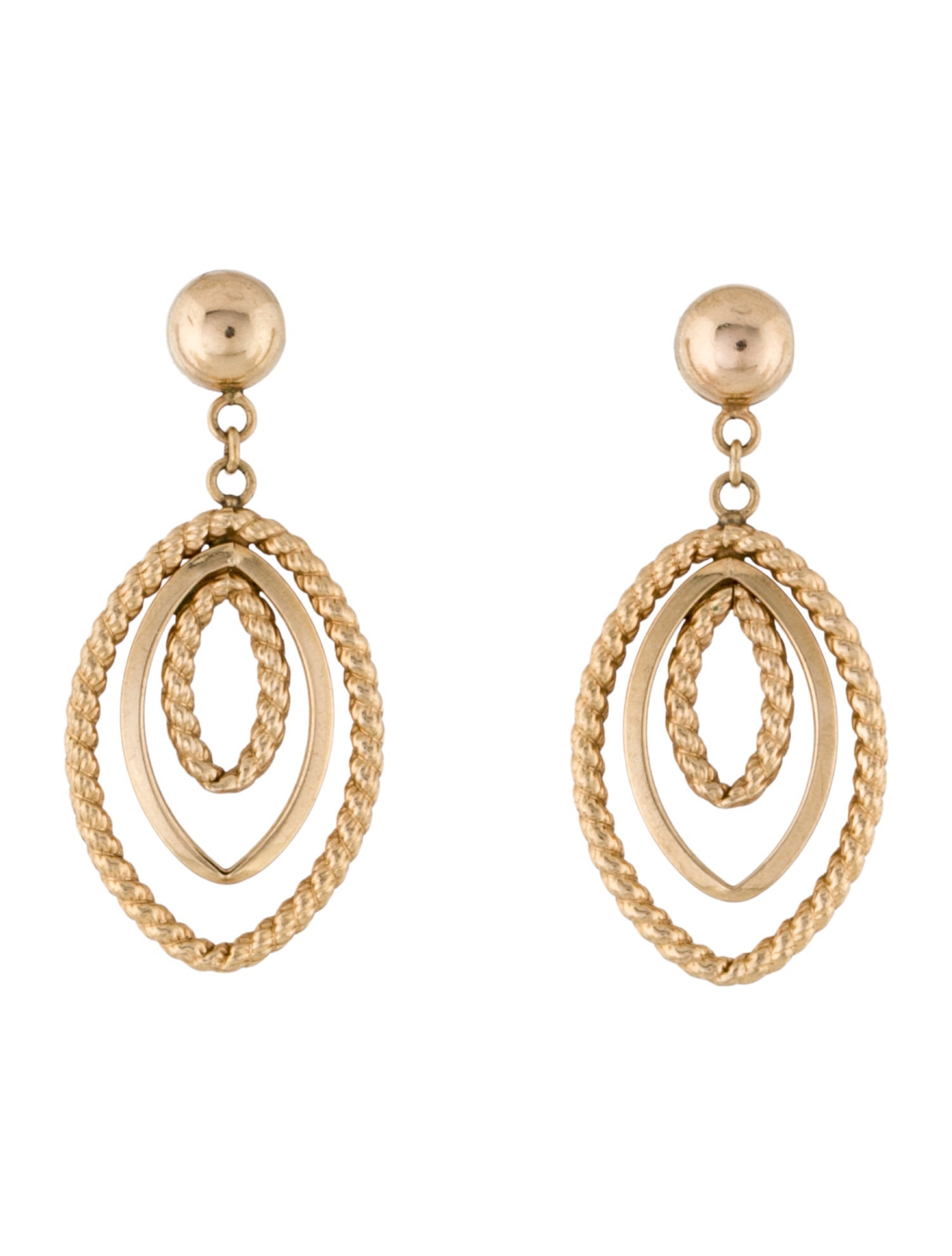 Earrings 14K Drop