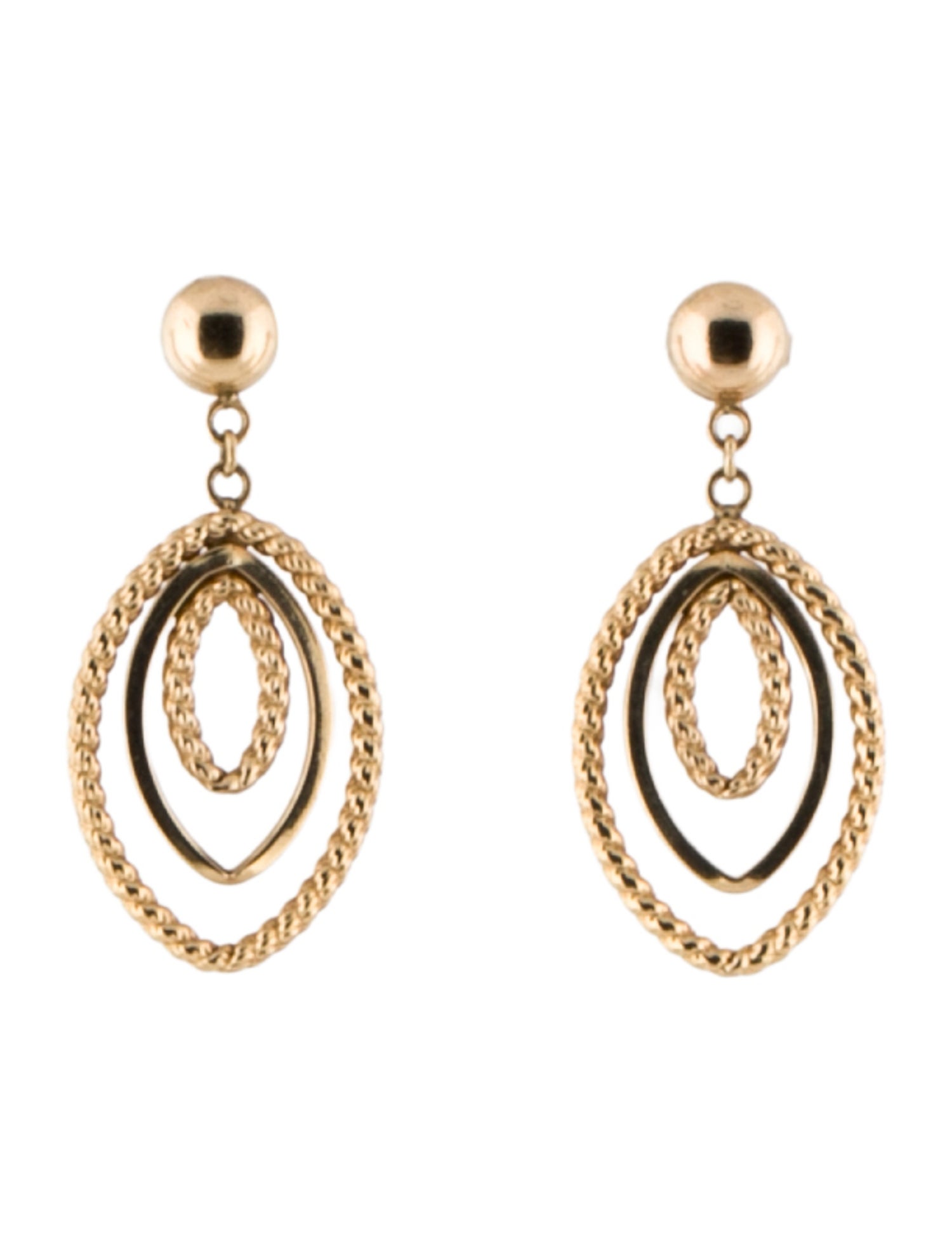 Earrings 14K Drop
