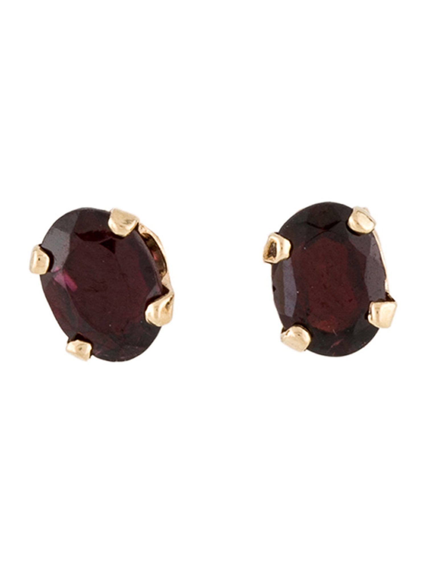 Earrings 14K 1.36ctw Garnet Stud