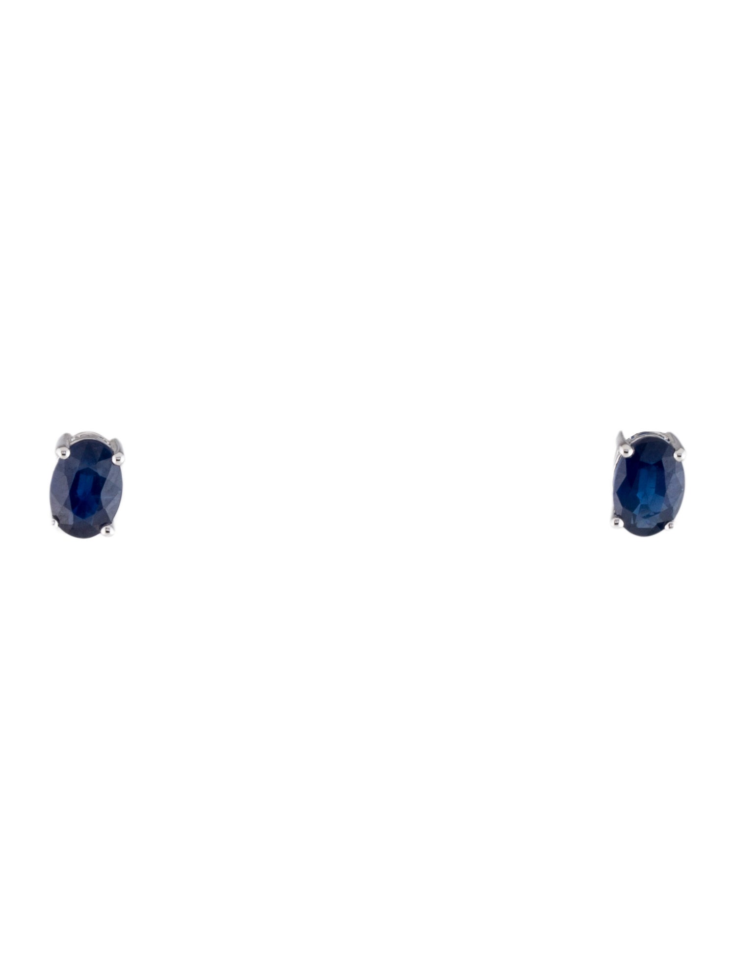 Earrings 14K 1.20ctw Sapphire Stud