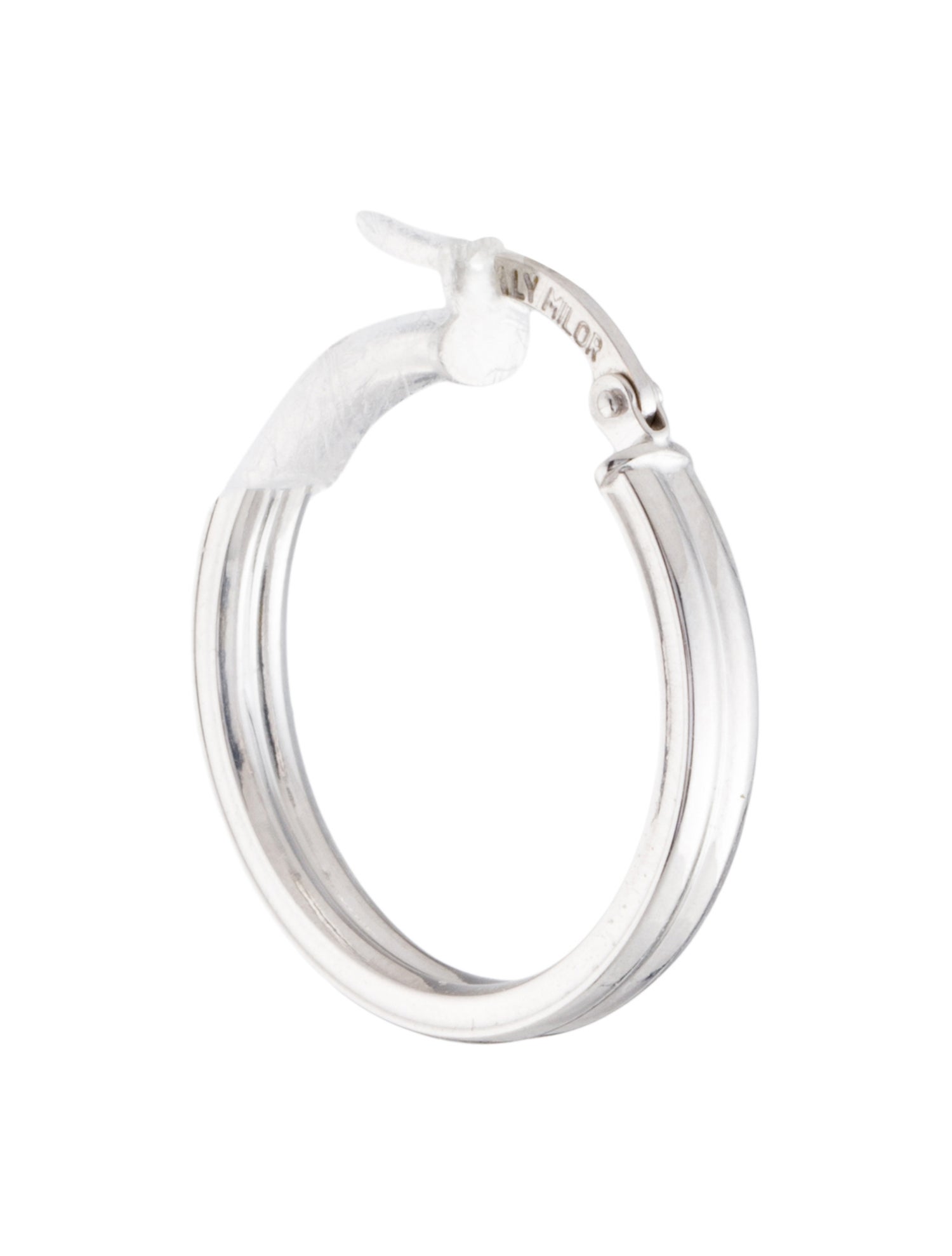 Earrings 18K Single MIni Hoop Earring