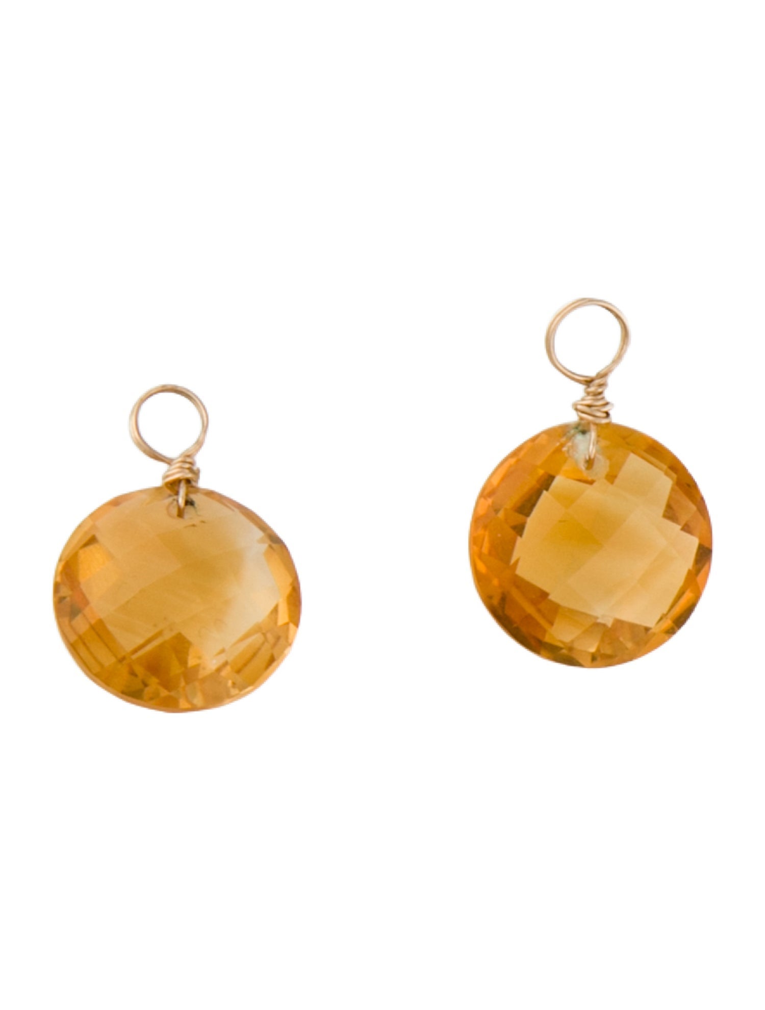 Earrings 14K Citrine Earring Enhancers