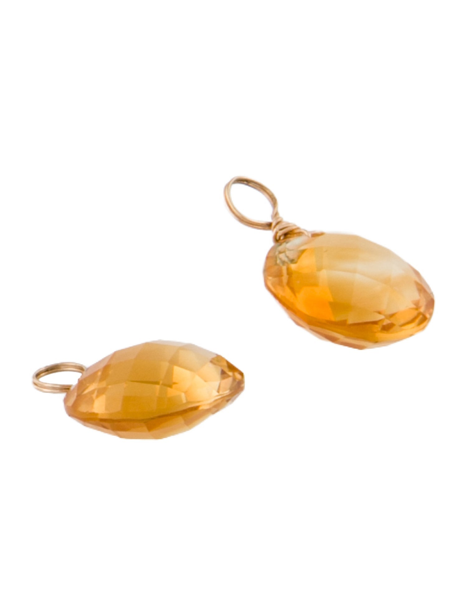 Earrings 14K Citrine Earring Enhancers