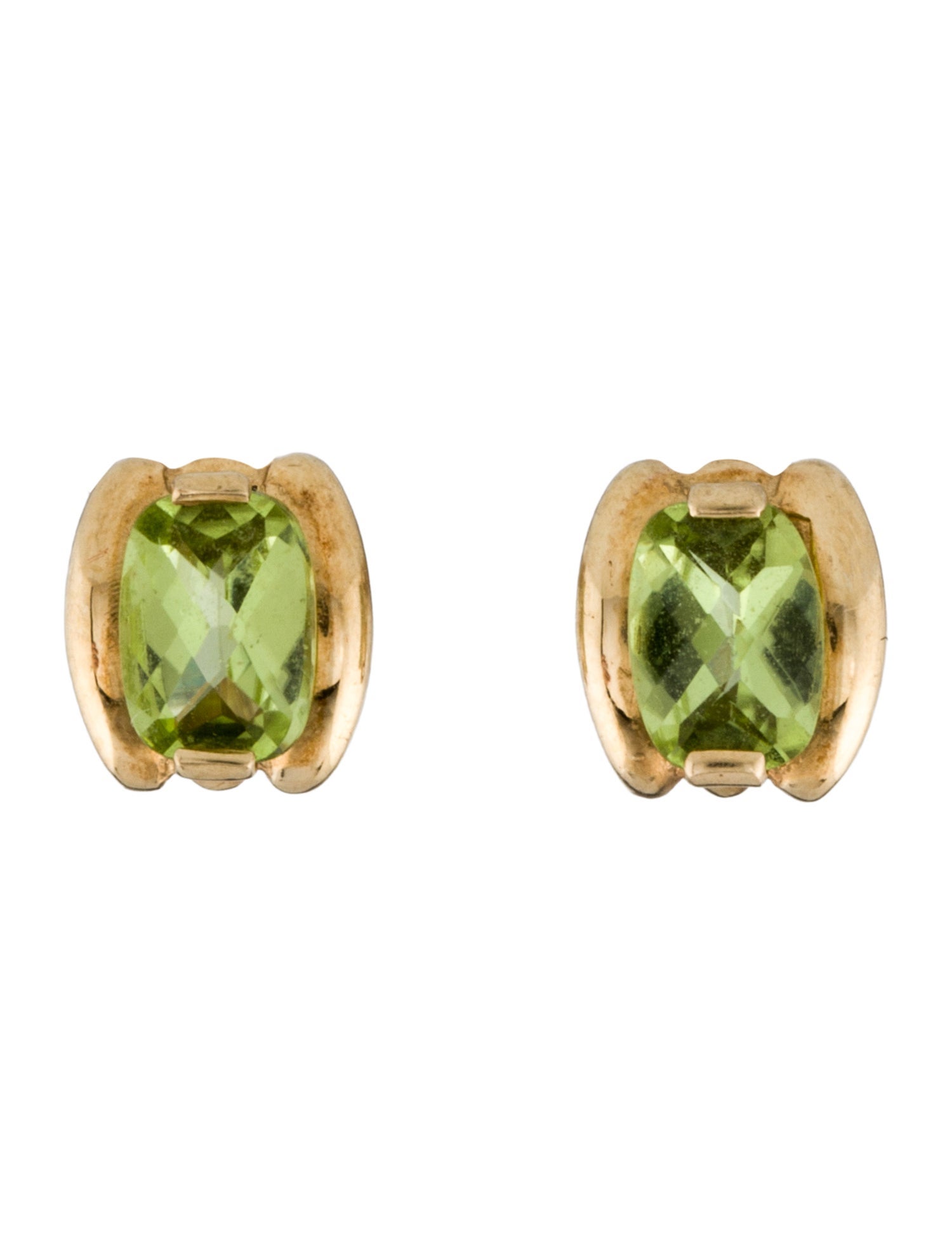 Earrings 14K Peridot Stud