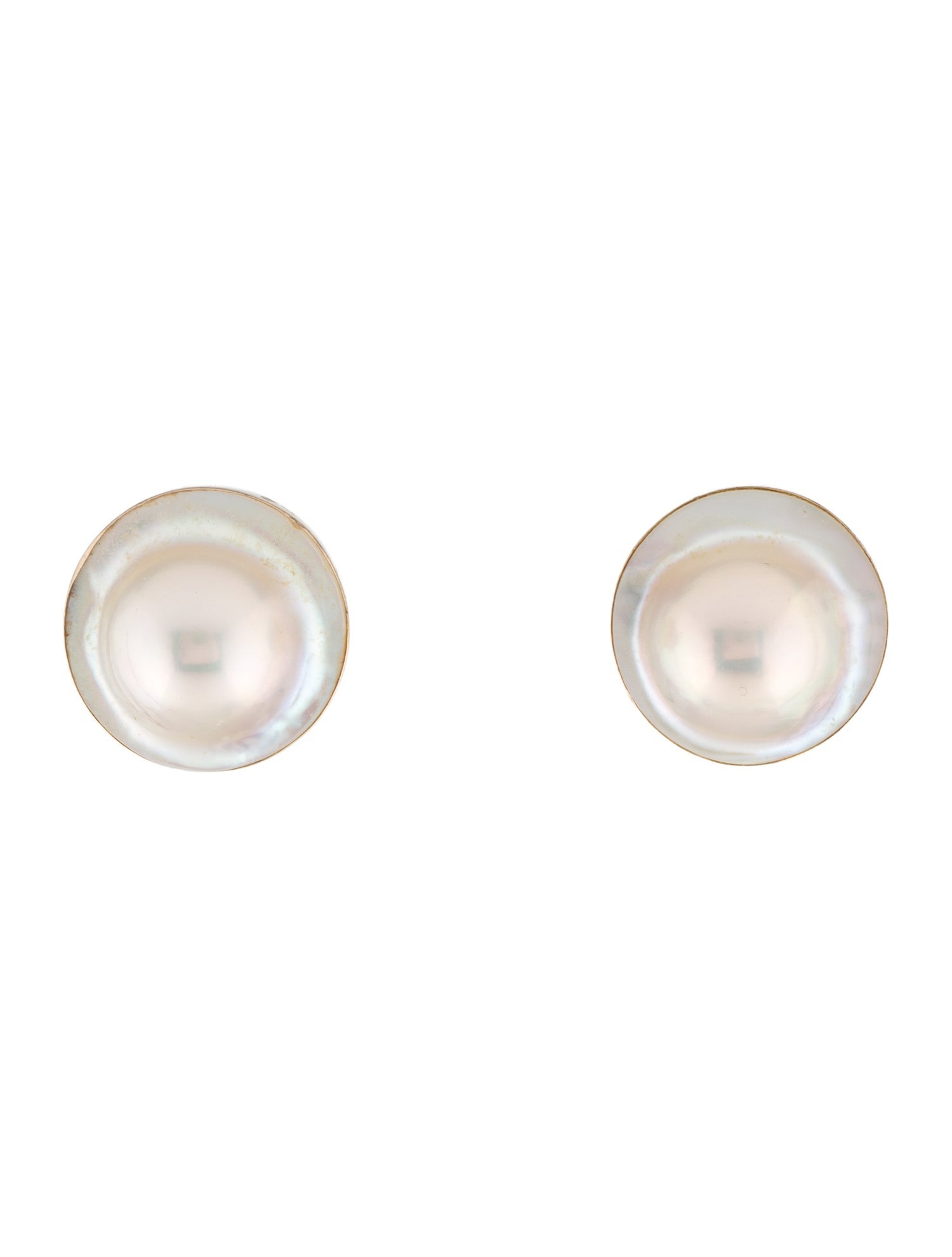 Earrings 14K Pearl Earclips