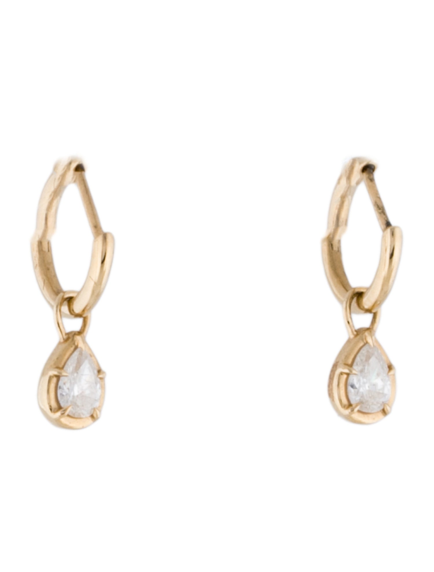 Earrings 14K Diamond Drop