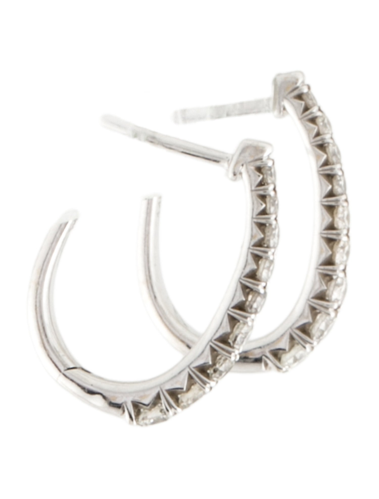 Earrings 14K Diamond Hoop earrings