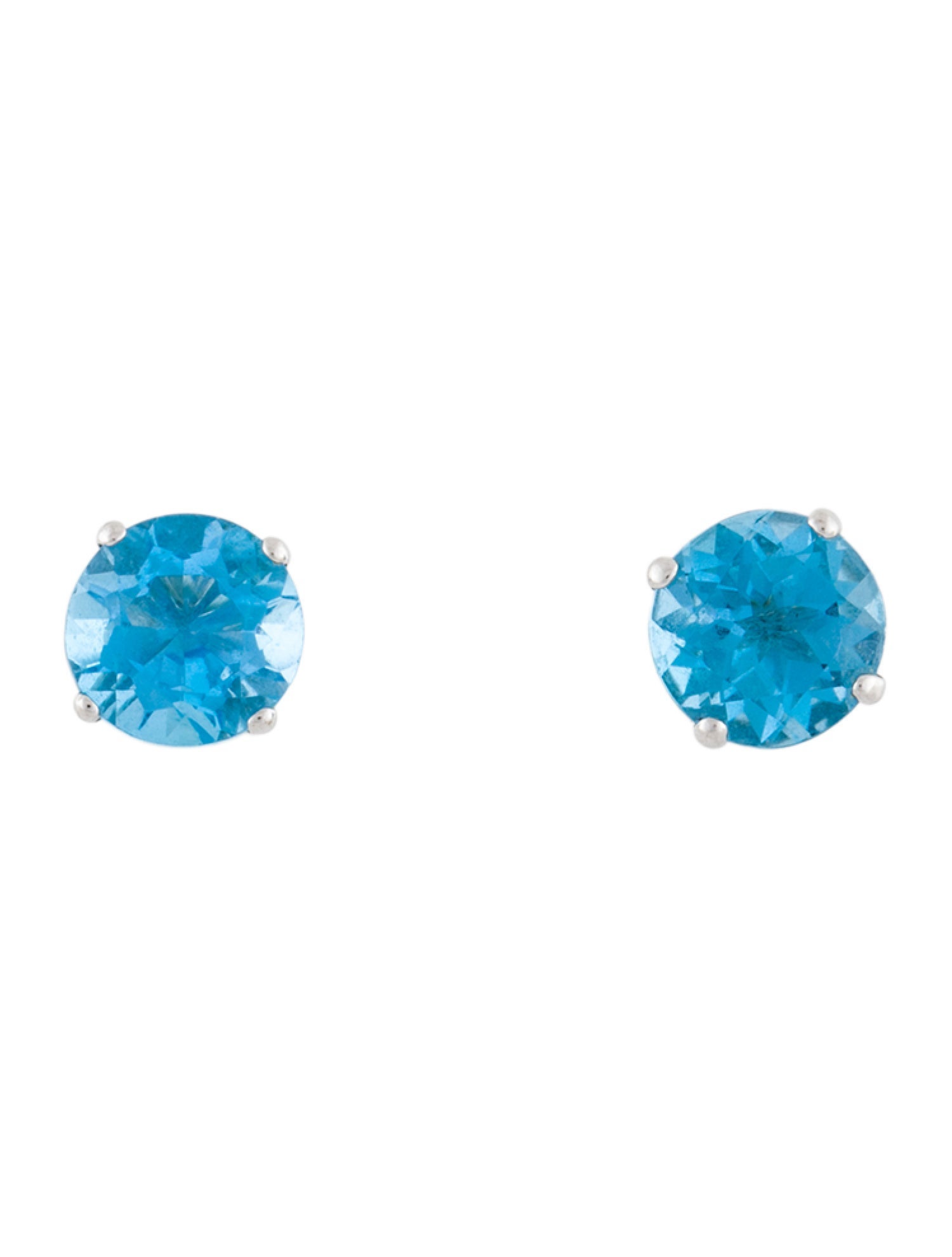 Earrings 14K Topaz Stud