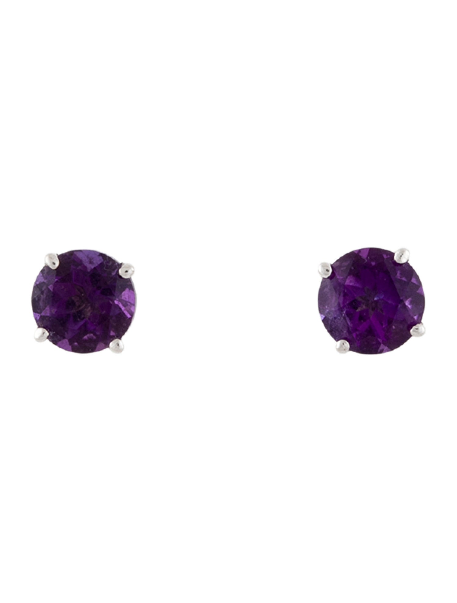 Earrings 14K Amethyst Stud