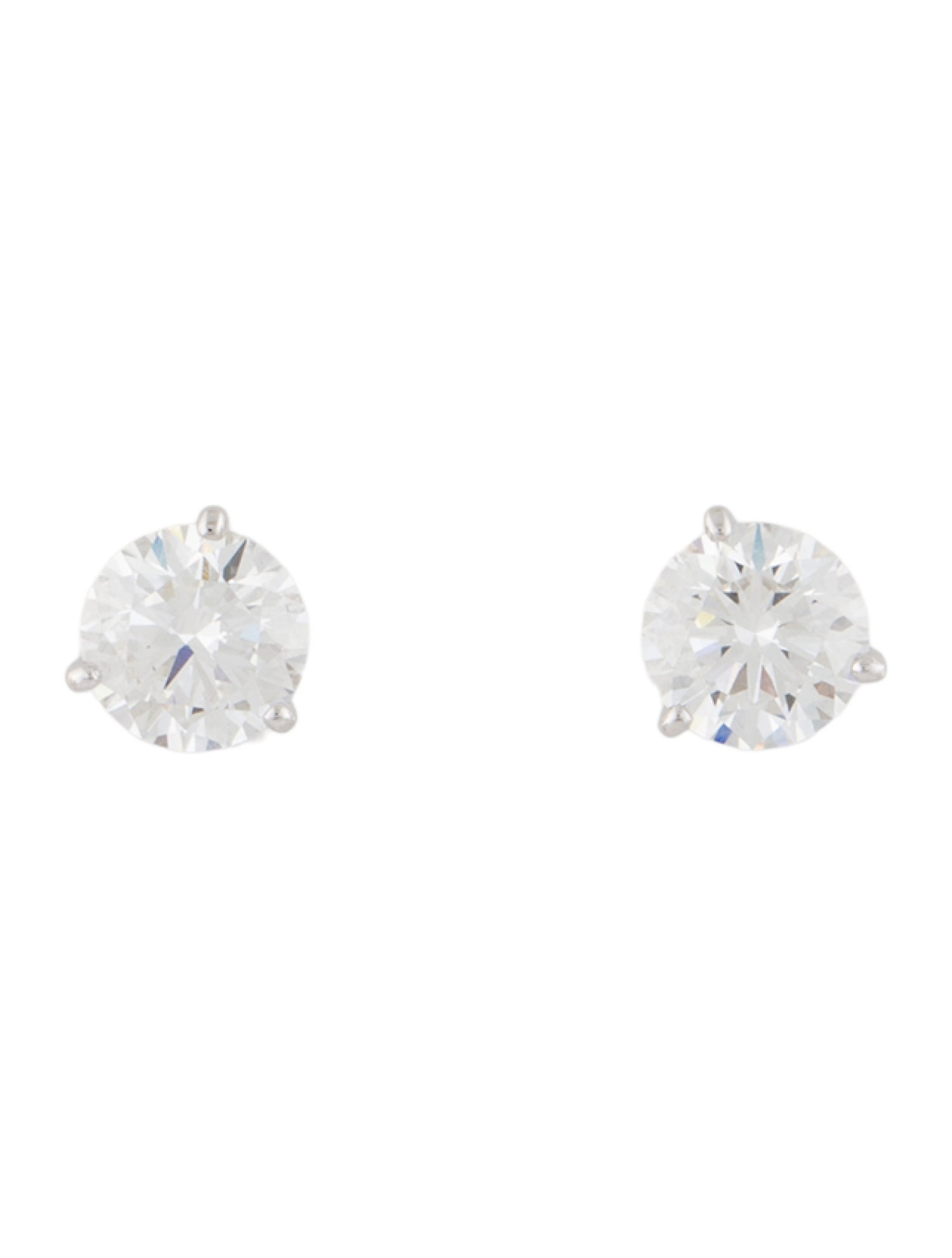 Earrings 14K Lab-Grown 4.10Ct Diamond Stud
