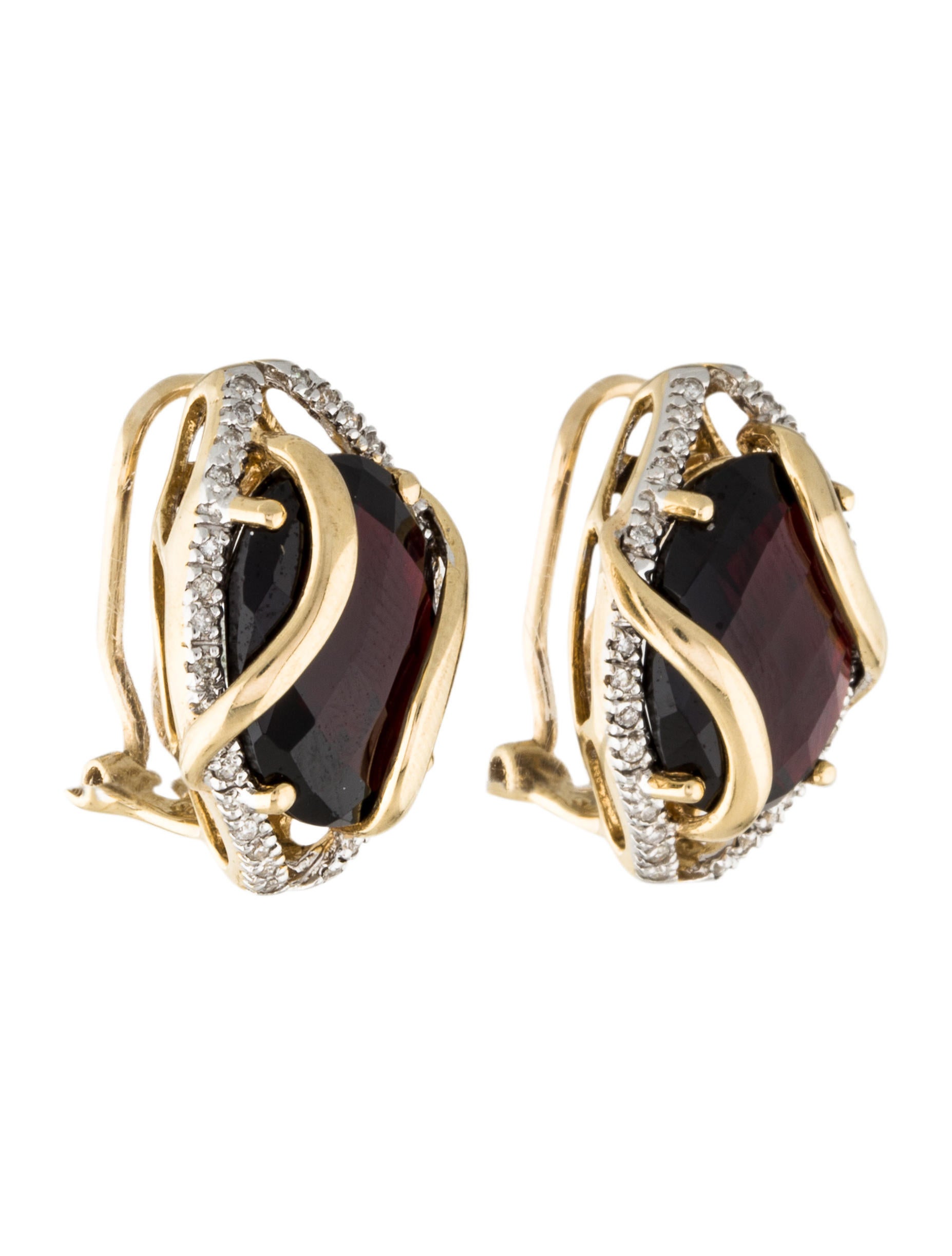 14K & Diamond ClipOn Earrings Earrings EARRI38184 The