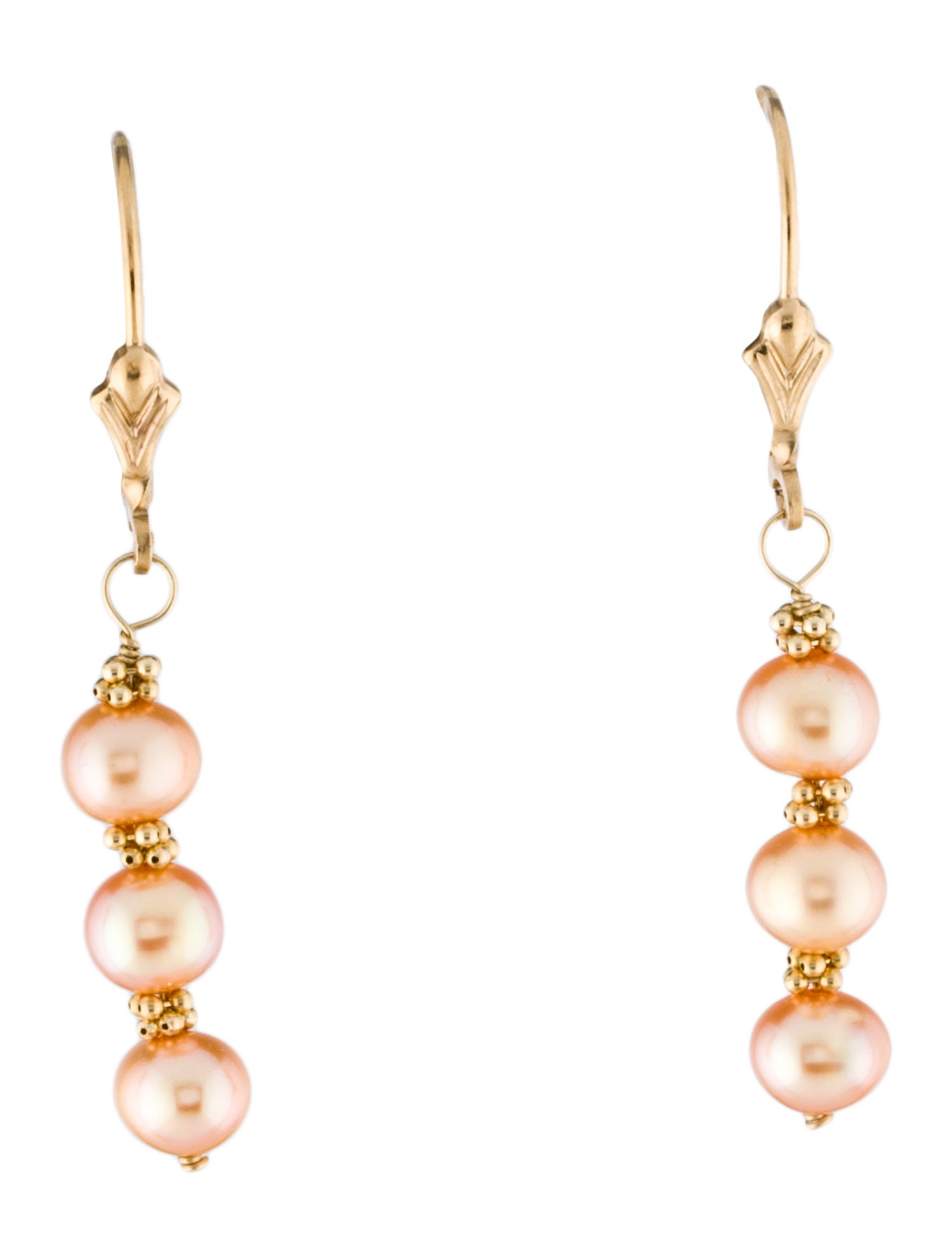 Earrings 14K Pearl Drop Earrings