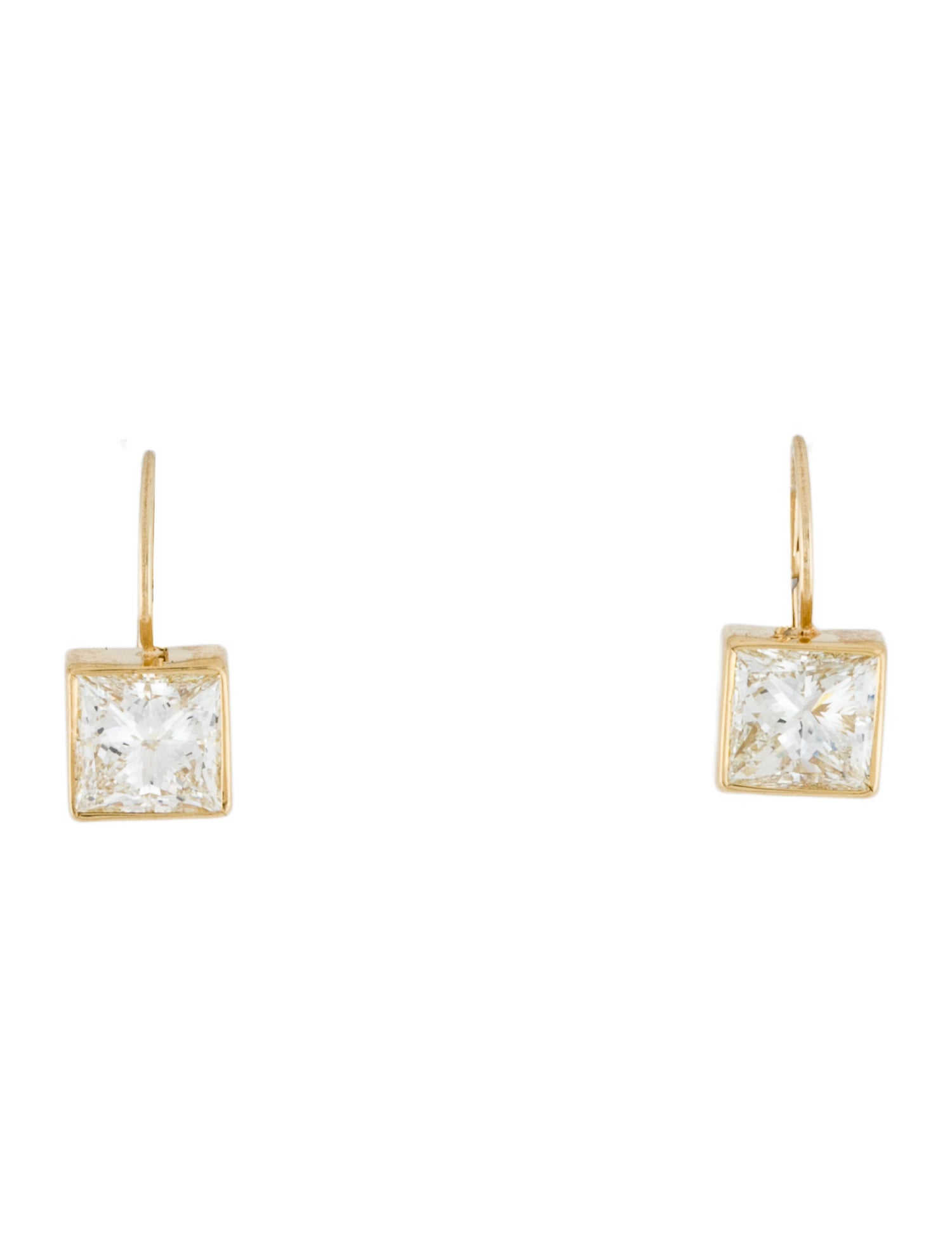 Earrings 18K 2.36ctw Diamond Drop