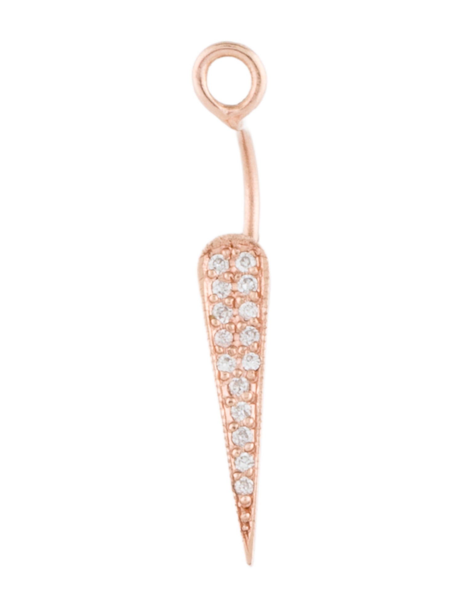 Earrings 14K Diamond Single Earring Enhancer