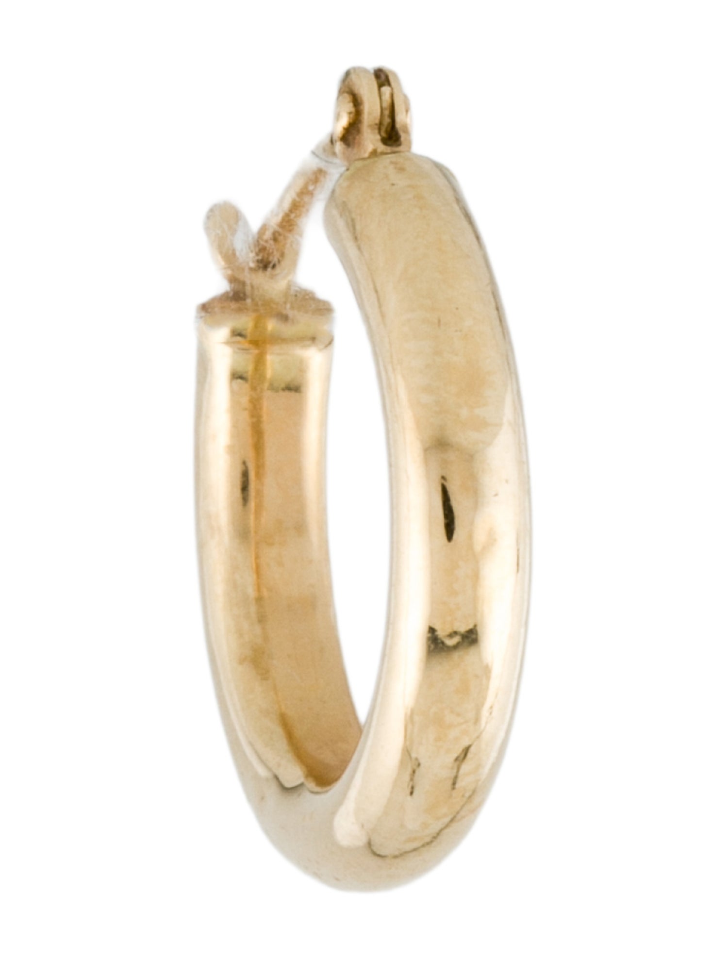 Earrings 14K Single Hoop Earring