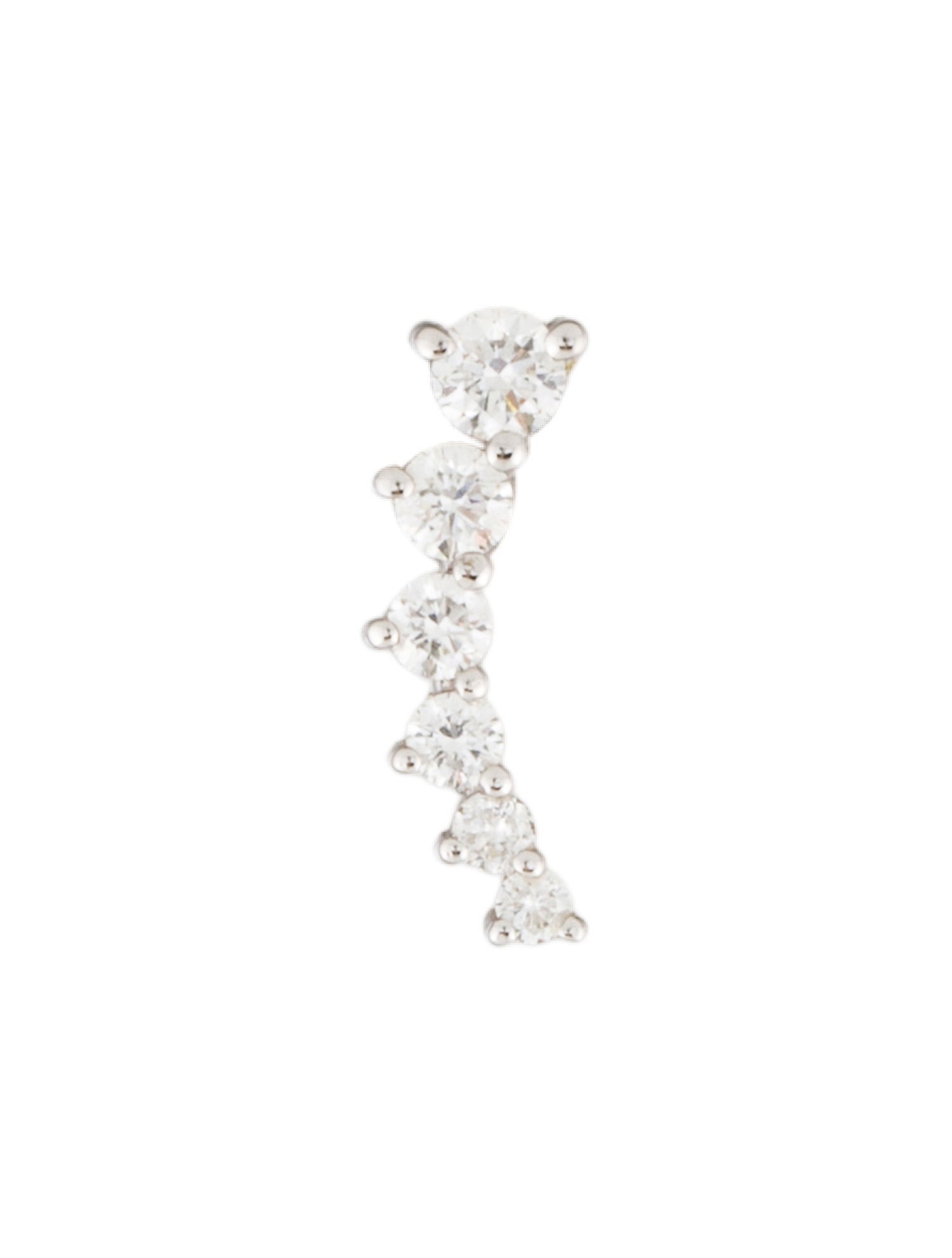 Earrings 14K Diamond Single Stud Earring