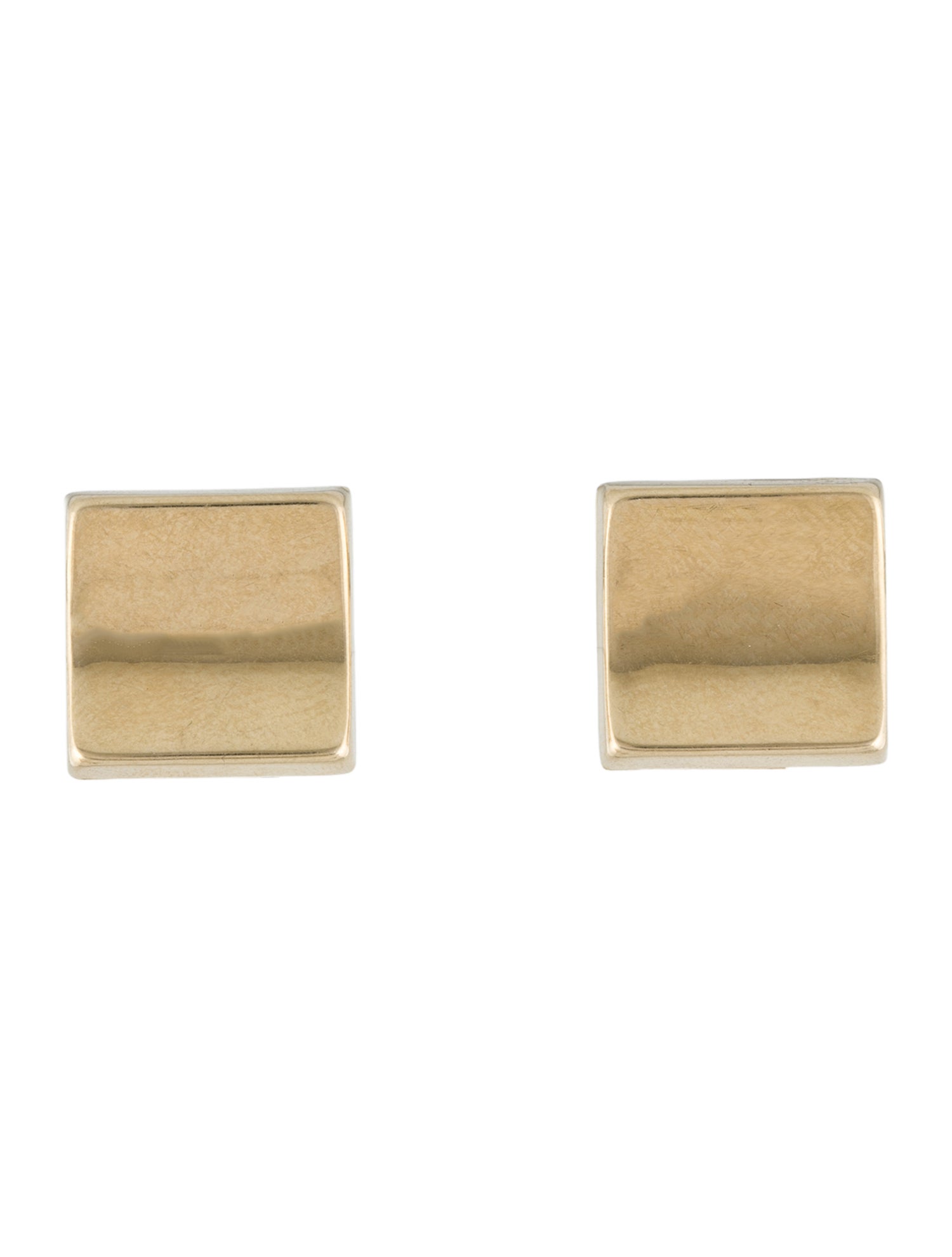 Earrings 14K Square Earclip