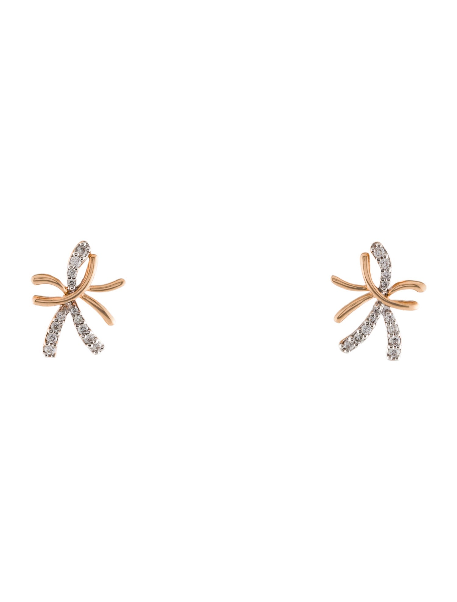 Earrings 18K Diamond Drop