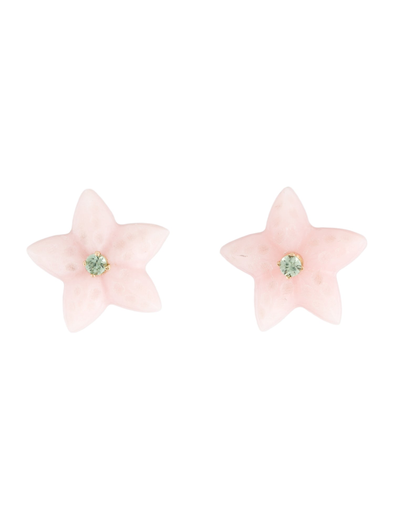 Earrings 14K Sapphire & Opal Jacket Star