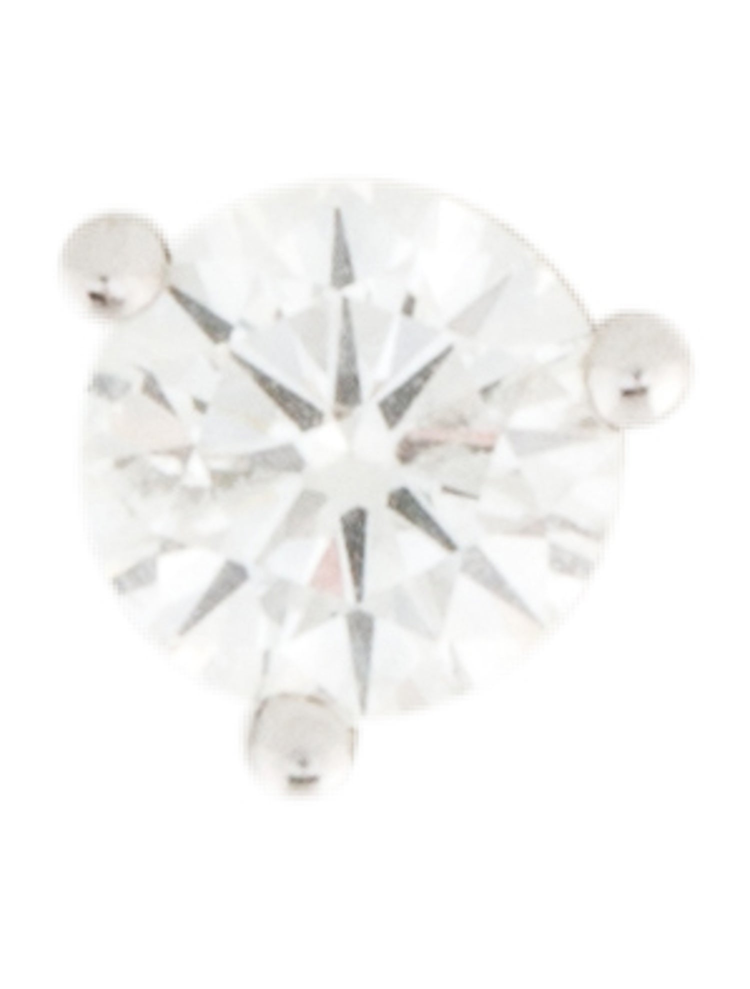 Earrings 14K Diamond Single Stud Earring