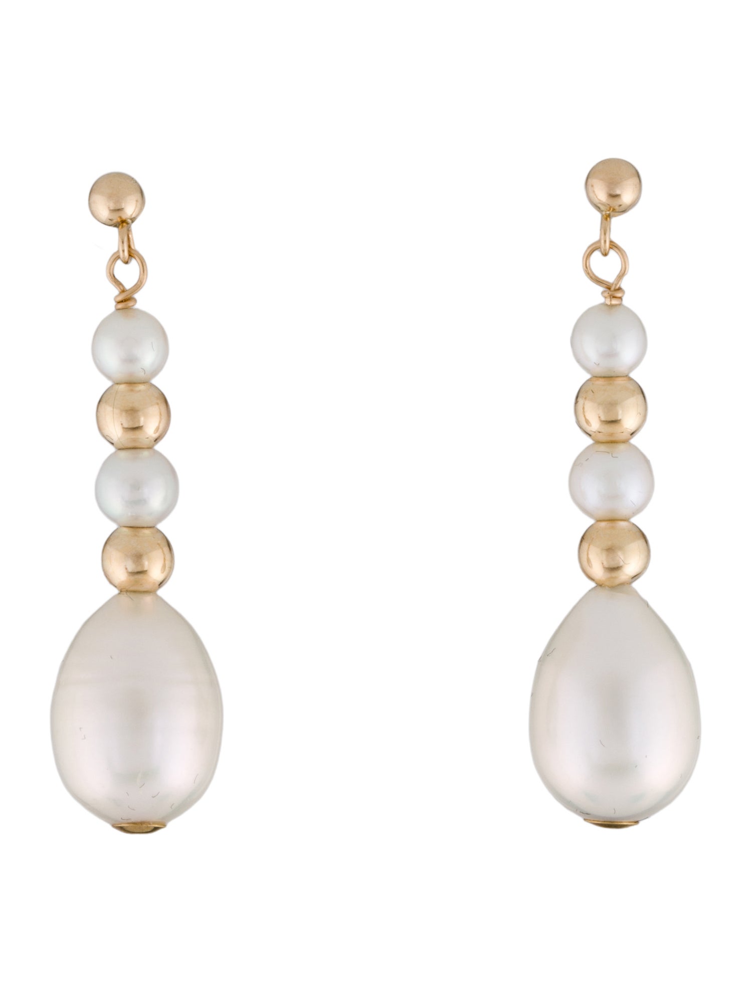 Earrings 14K Pearl Drop