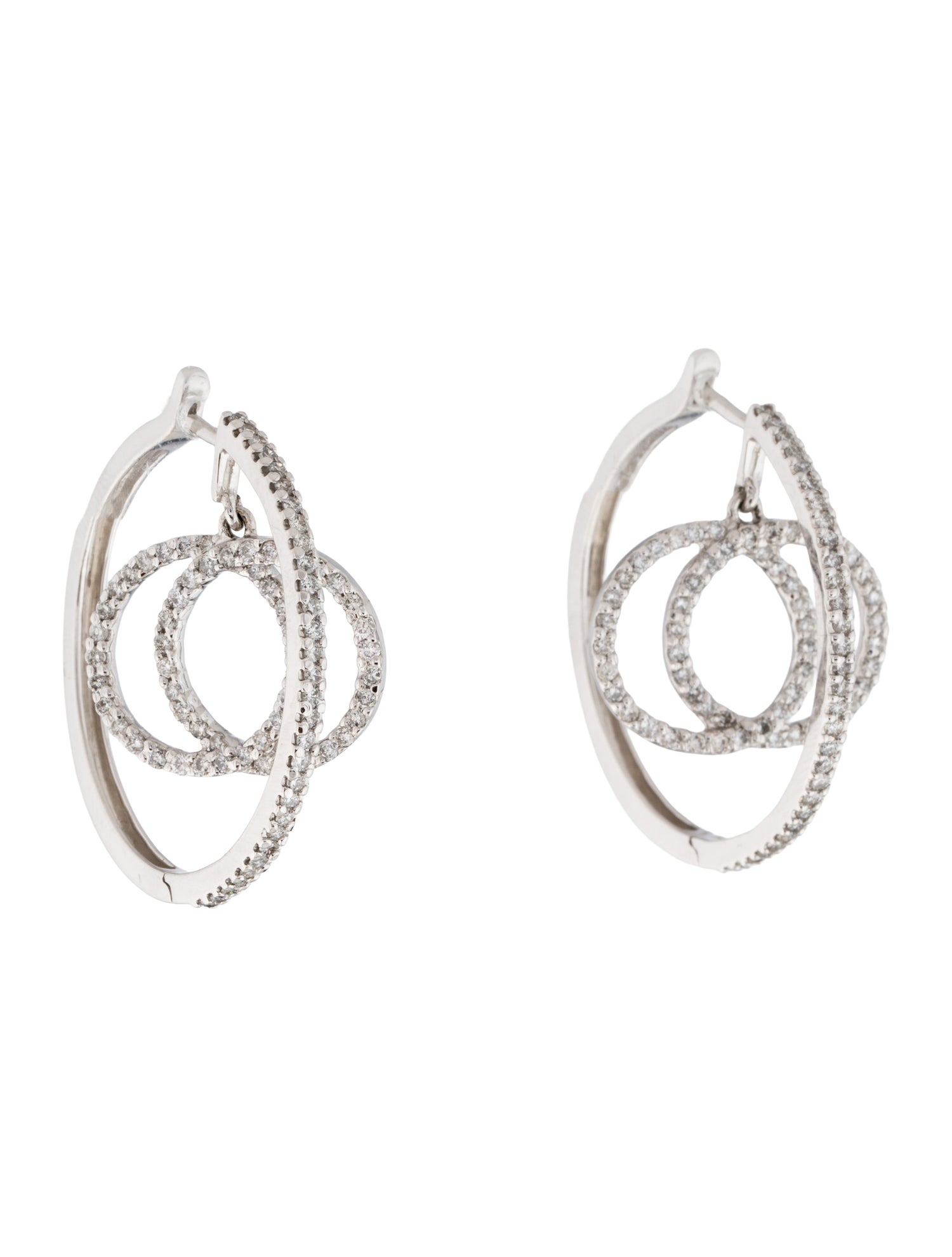 Earrings 14K 1.68ctw Diamond Drop