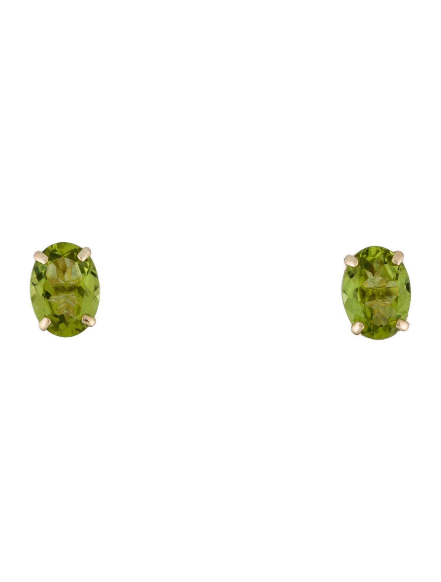 Earrings 10K 2.02ct Peridot Stud