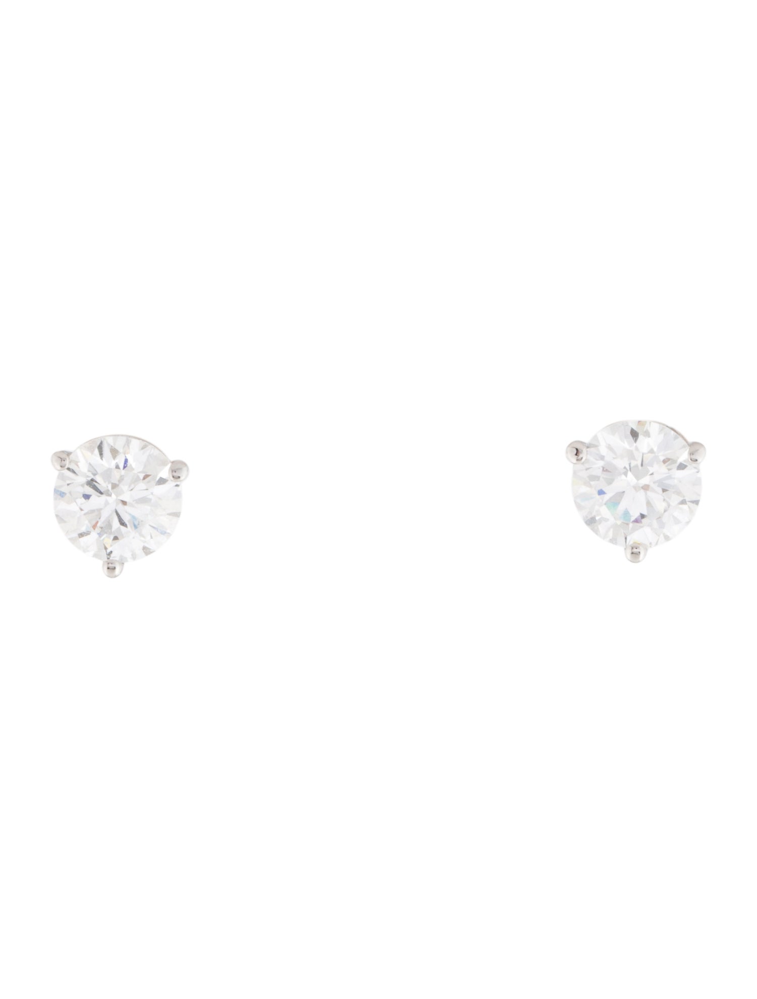 Earrings 14K 2.75ctw Lab-Grown Diamond Solitaire Stud
