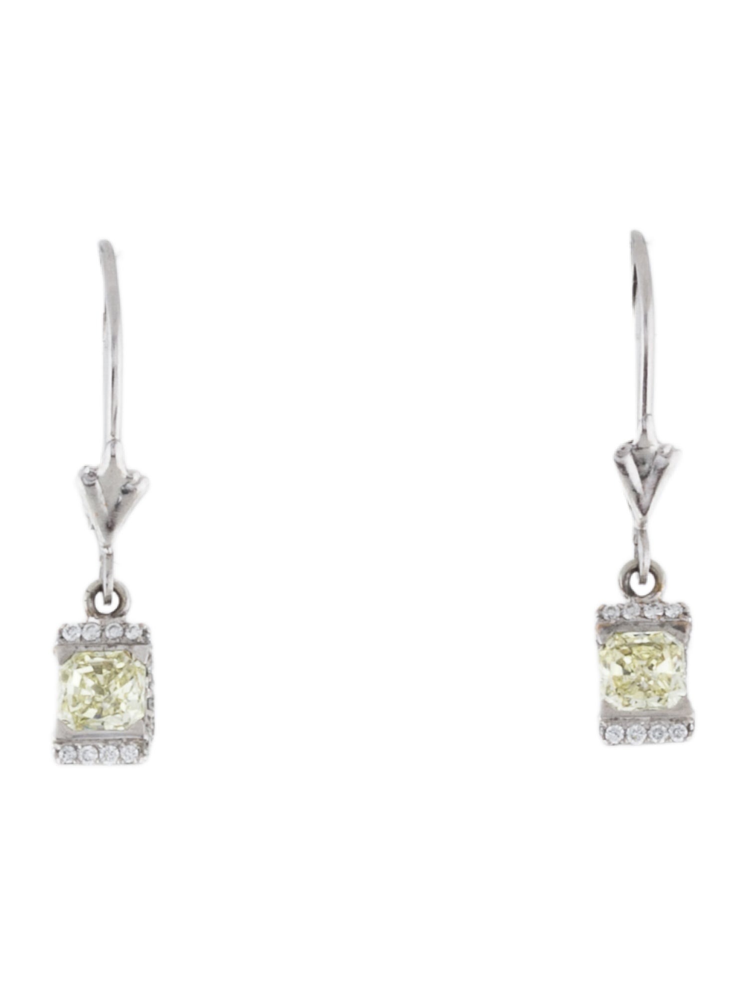 Earrings 18K Diamond Drop