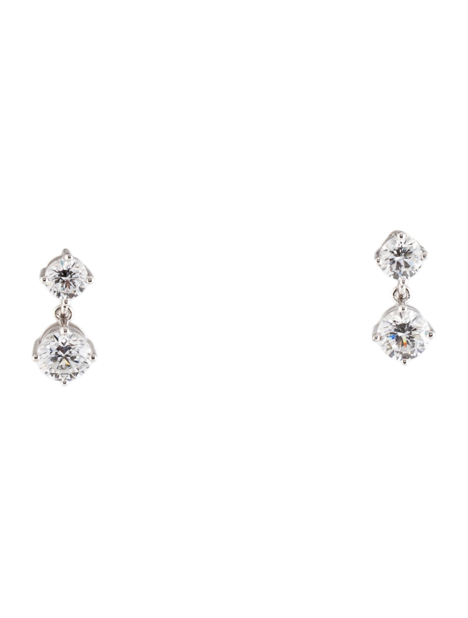 Earrings 14K 1.50ctw Lab-Grown Diamond Drop Earrings
