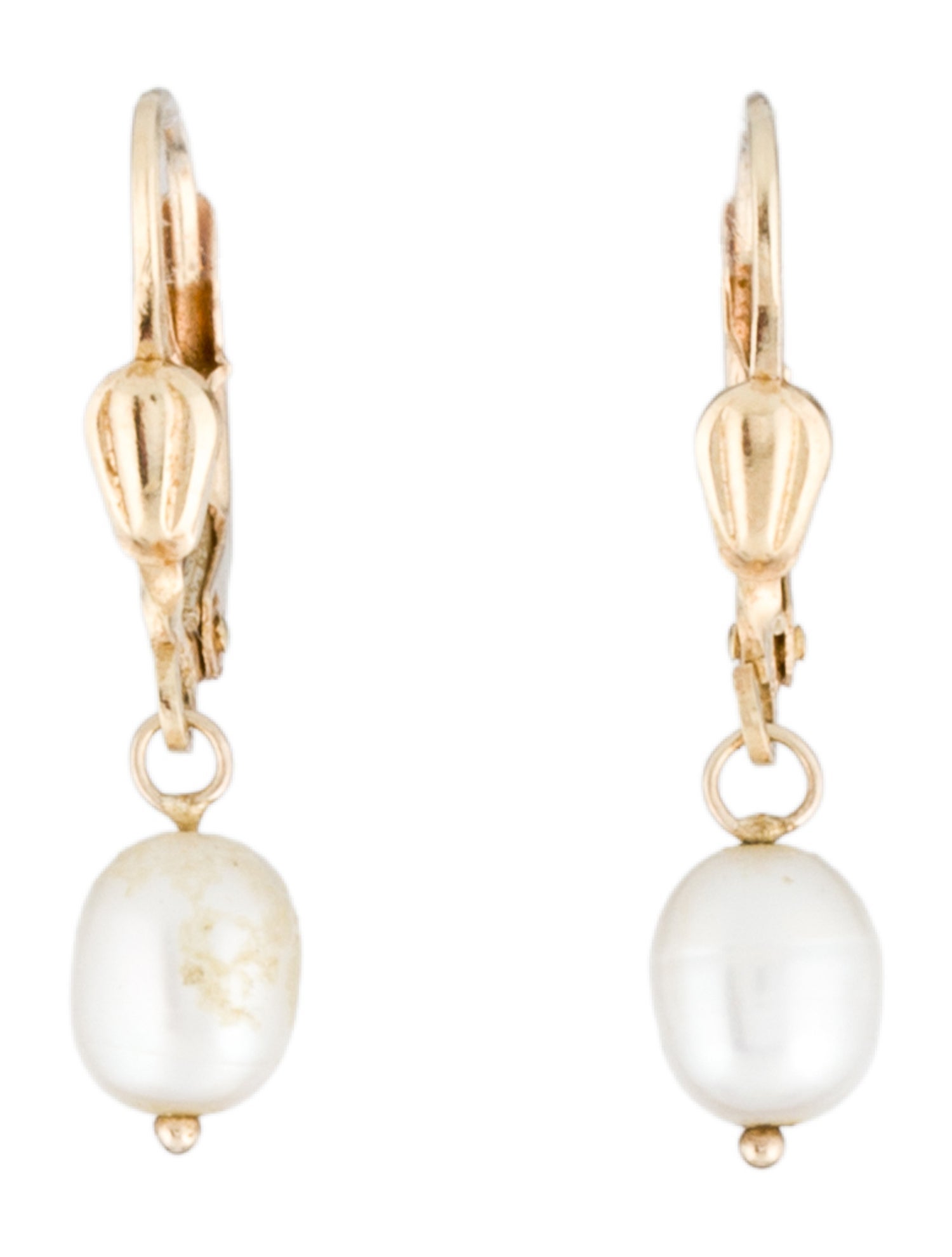Earrings 14K Pearl Drop