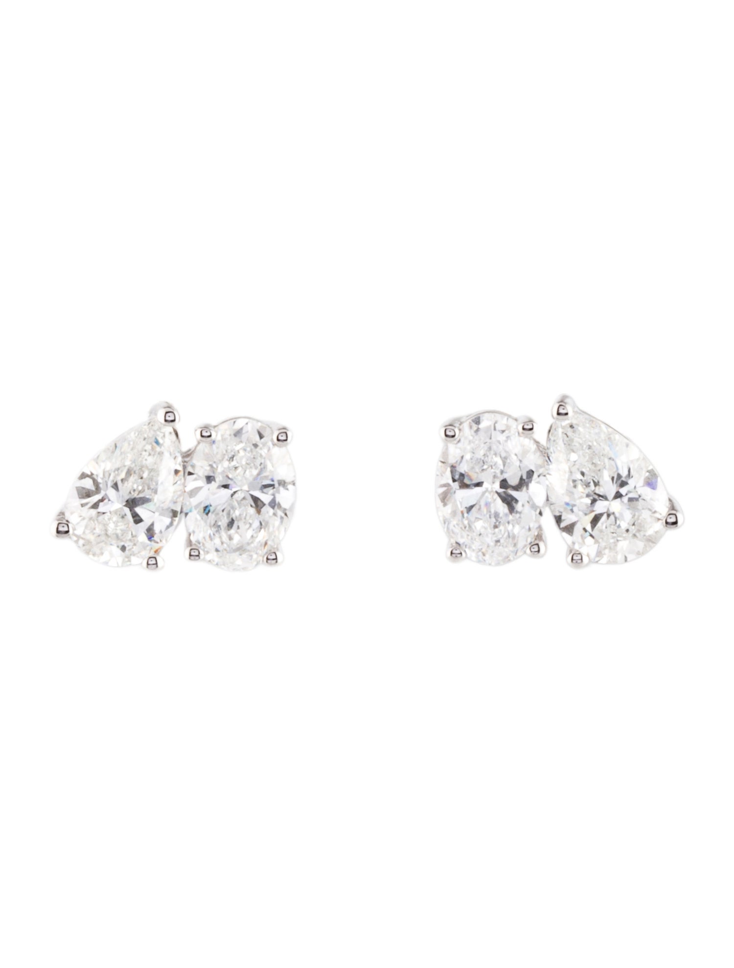 Earrings 14K 2.00ctw Lab-Grown Diamond Stud Earrings