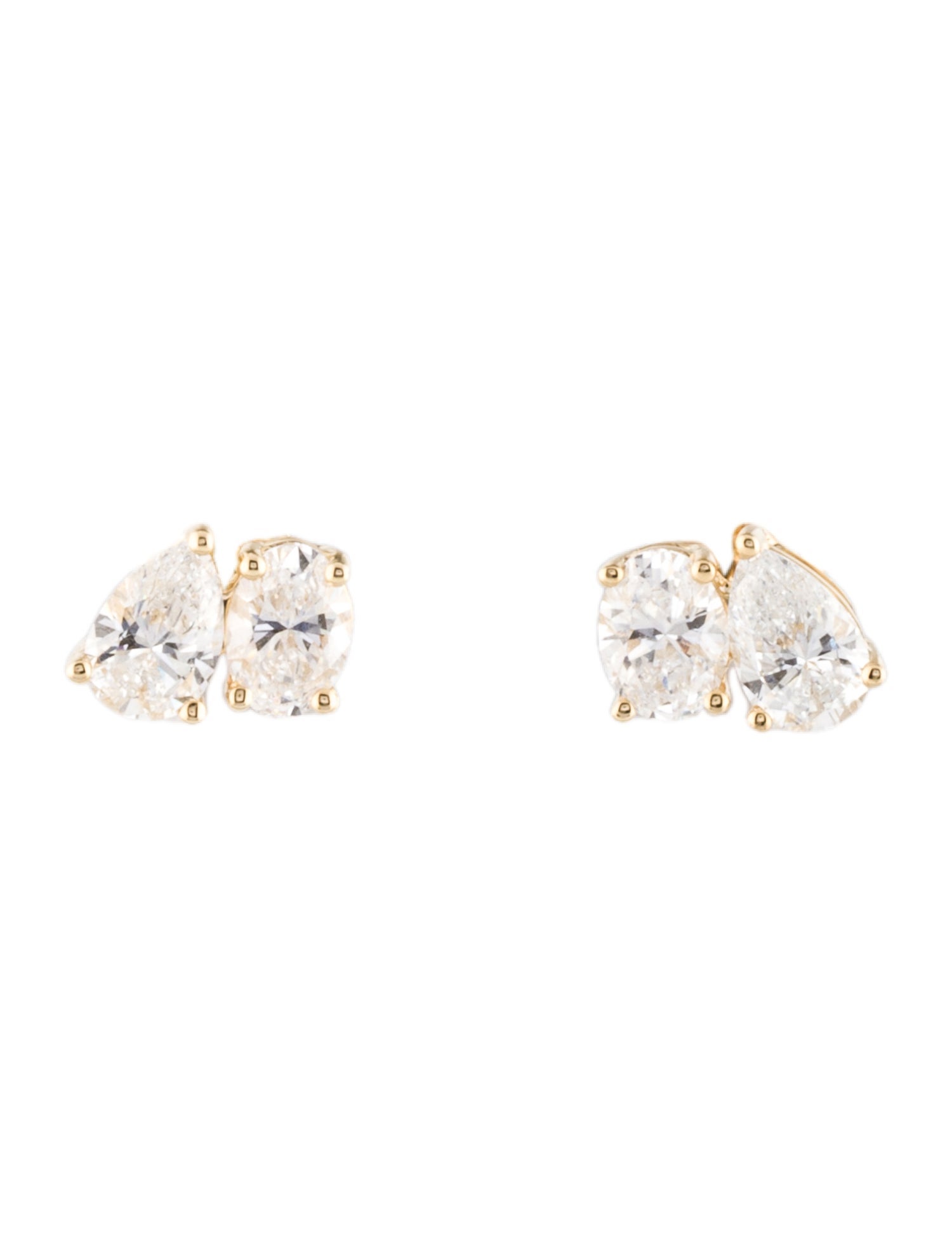 Earrings 14K 2.06ctw Lab-Grown Diamond Stud Earrings
