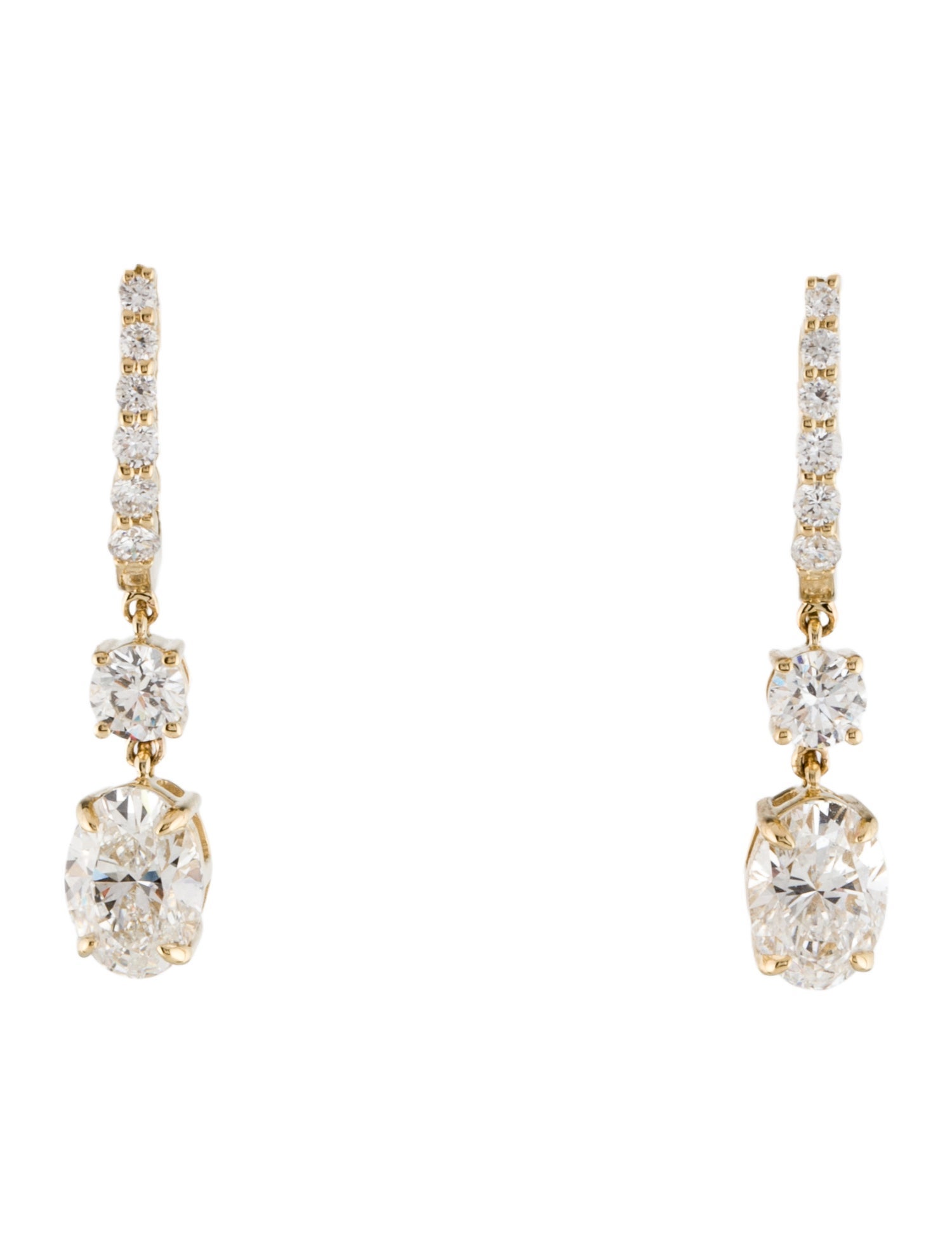 Earrings 14K 2.00ctw Lab-Grown Diamond Drop