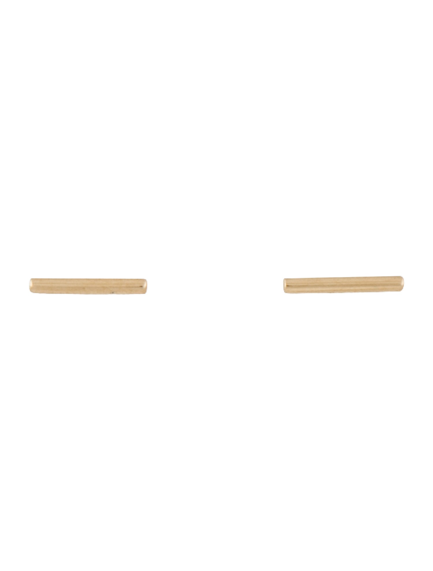 Earrings 14K Bar Stud