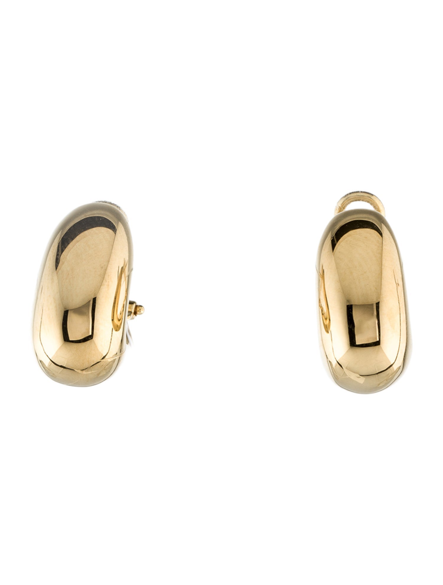 Earrings 14K Domed Earclips