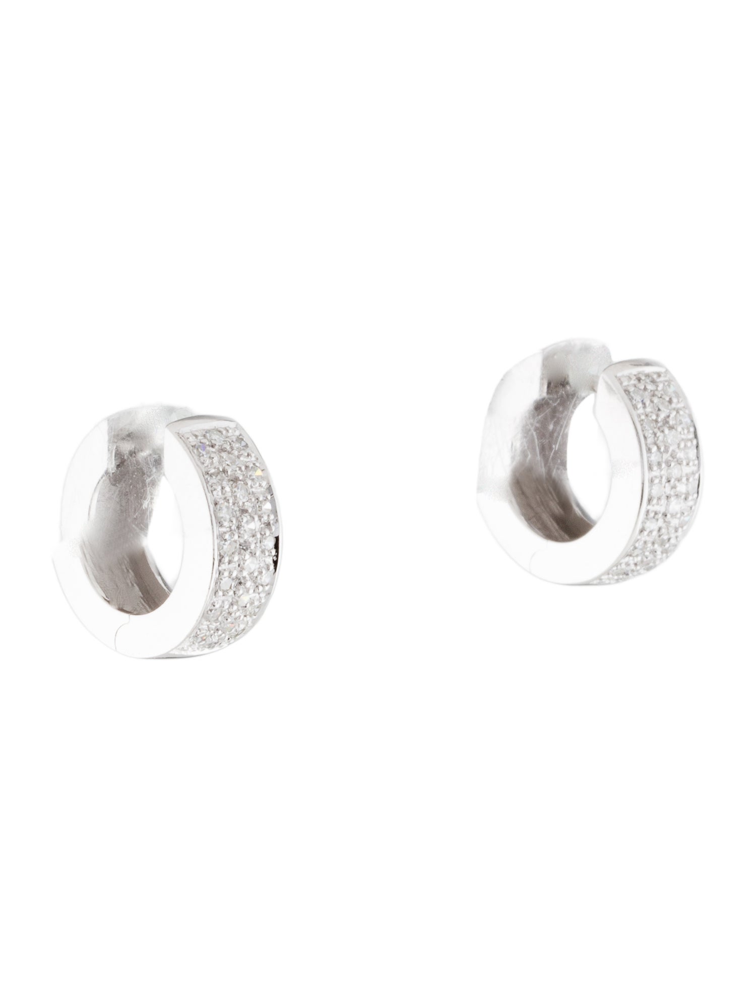 Earrings 14K Diamond Hoop