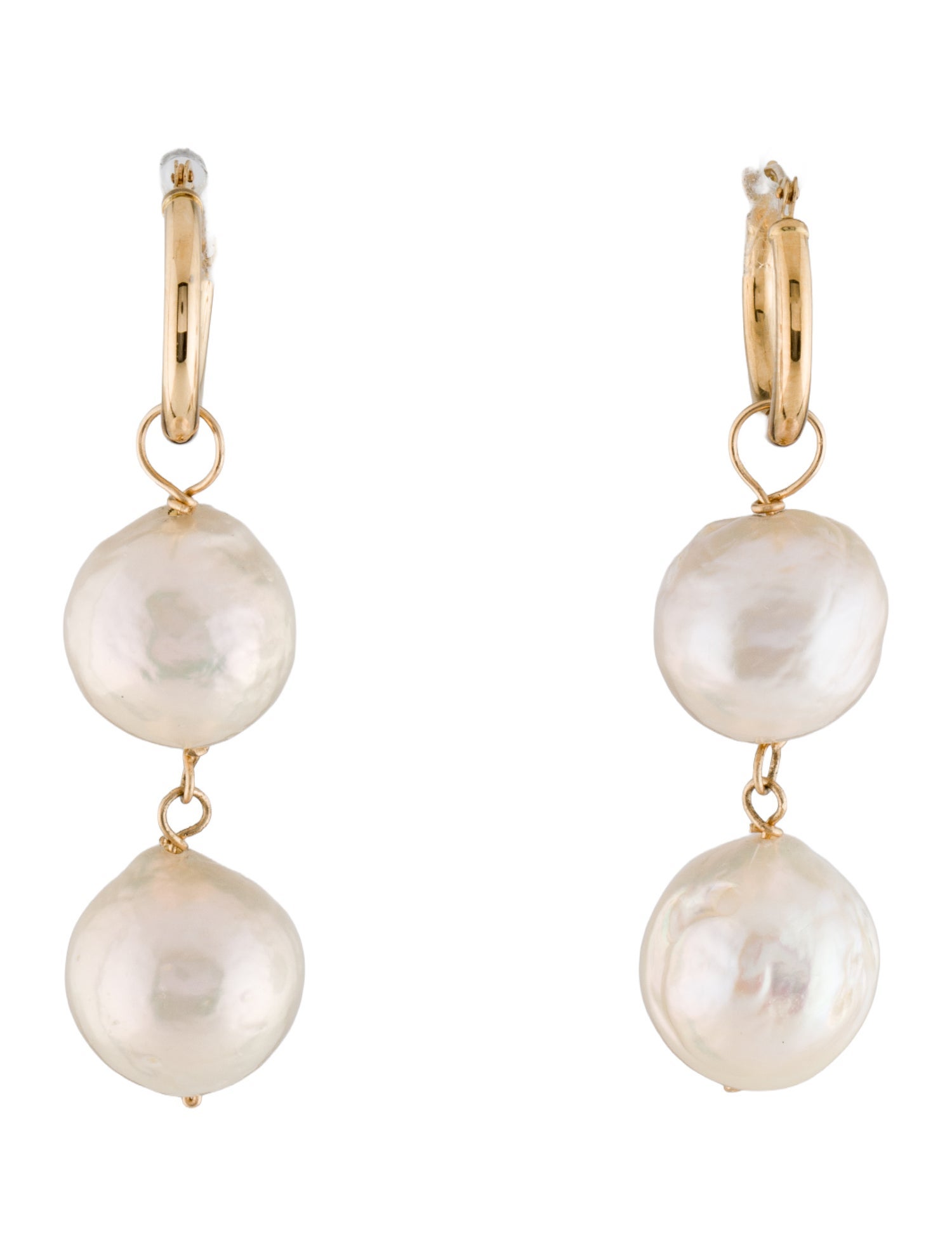 Earrings 14K Pearl Drop Earrings