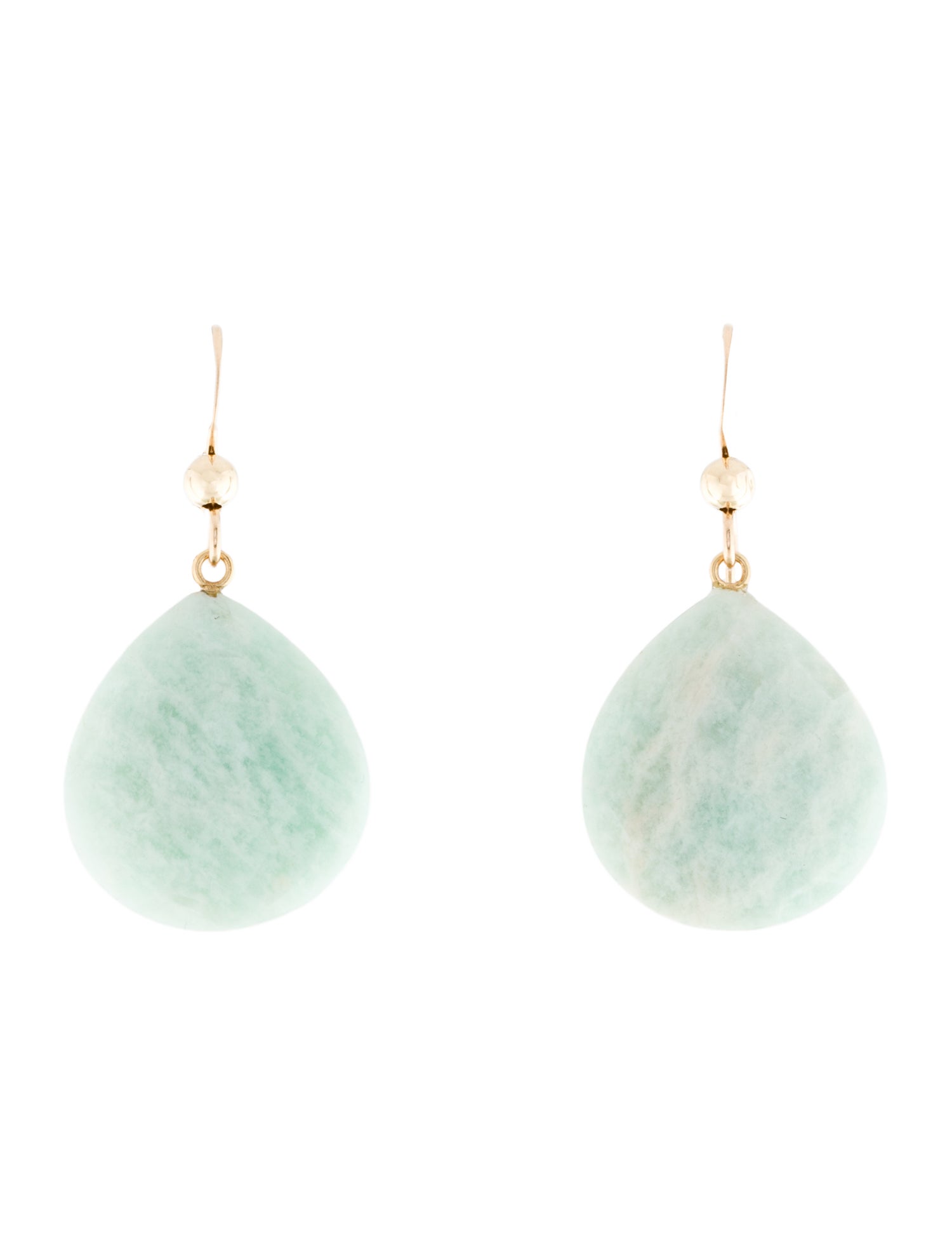 Earrings 14K Amazonite Drop